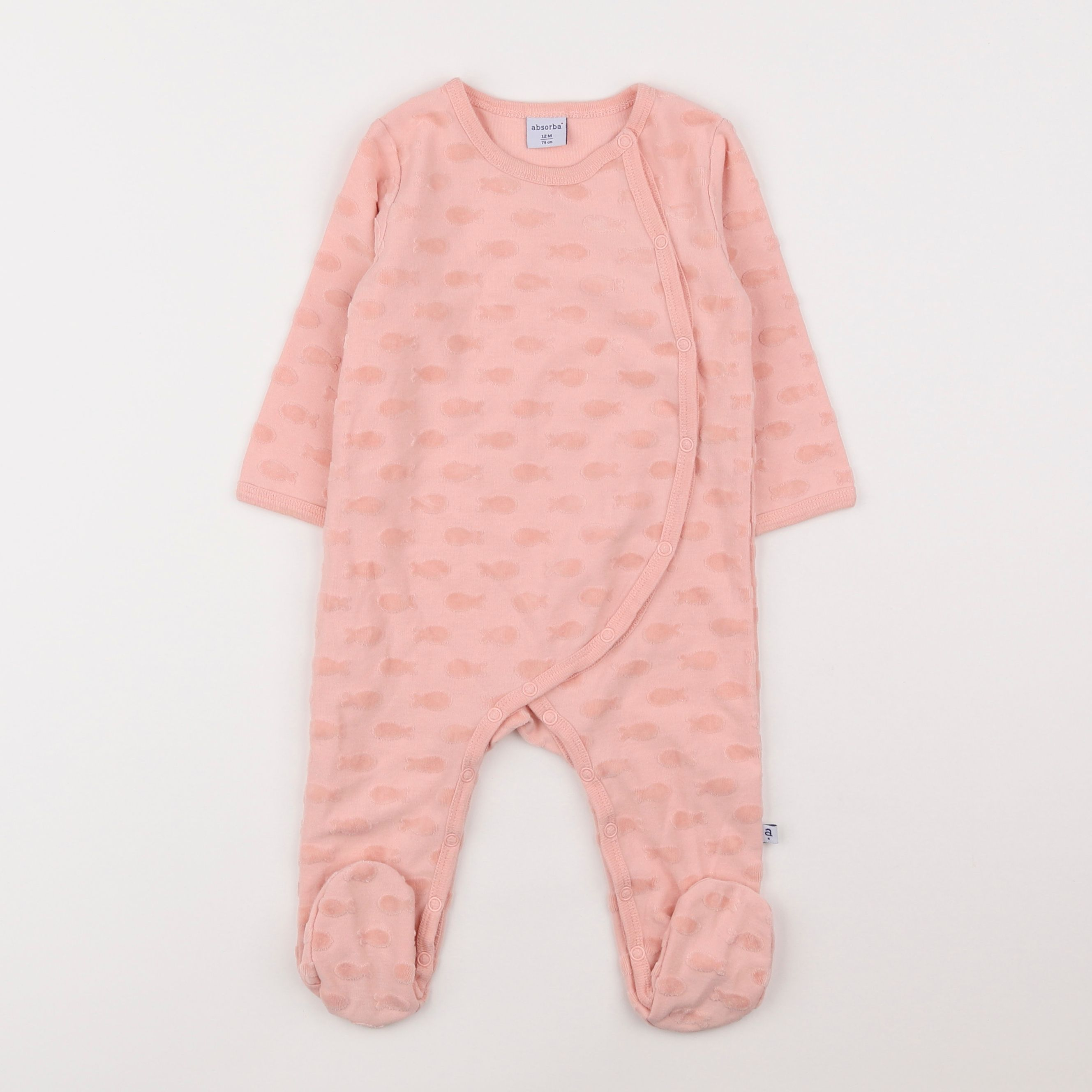 Noukie's - pyjama coton rose - 12 mois