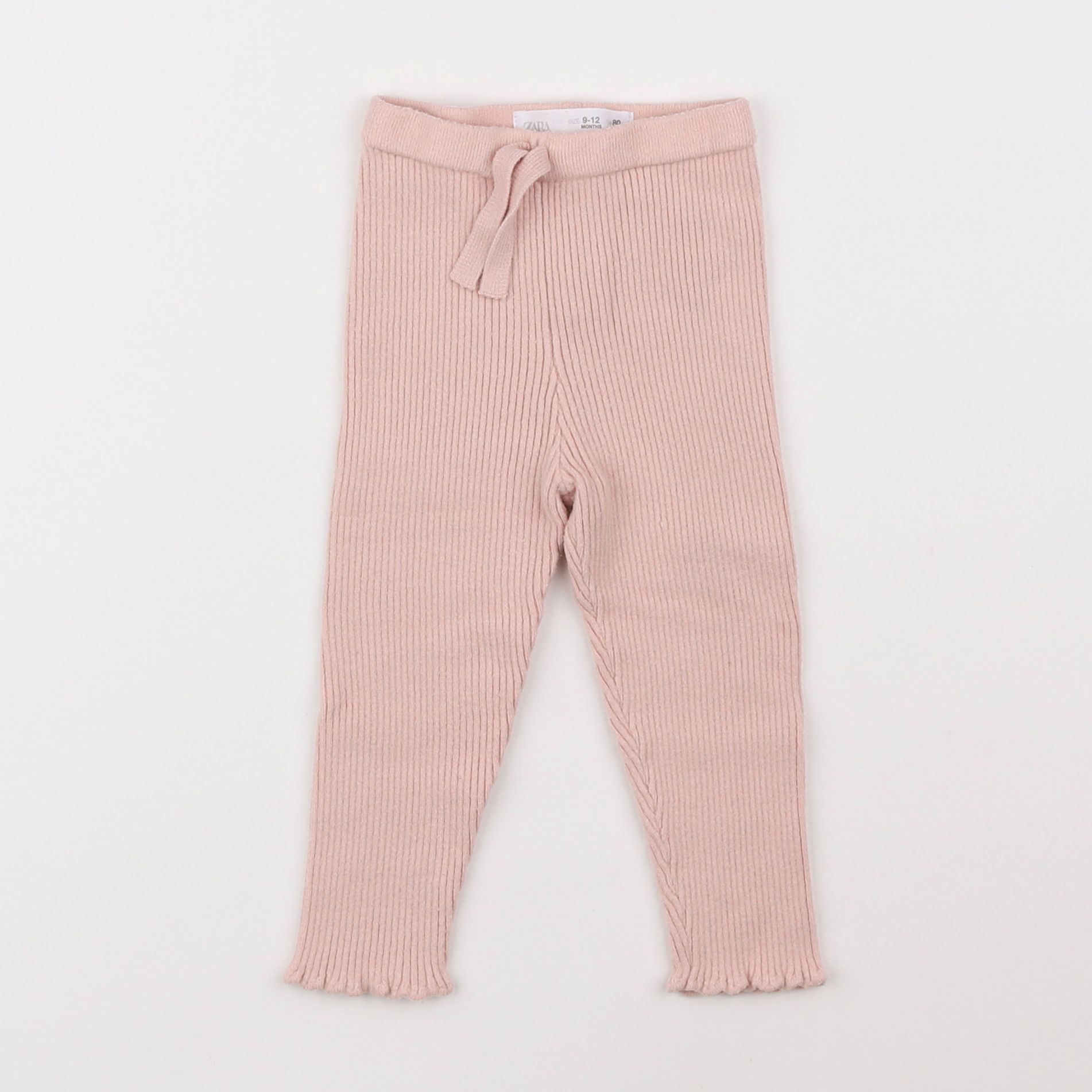 Zara - legging rose - 9/12 mois