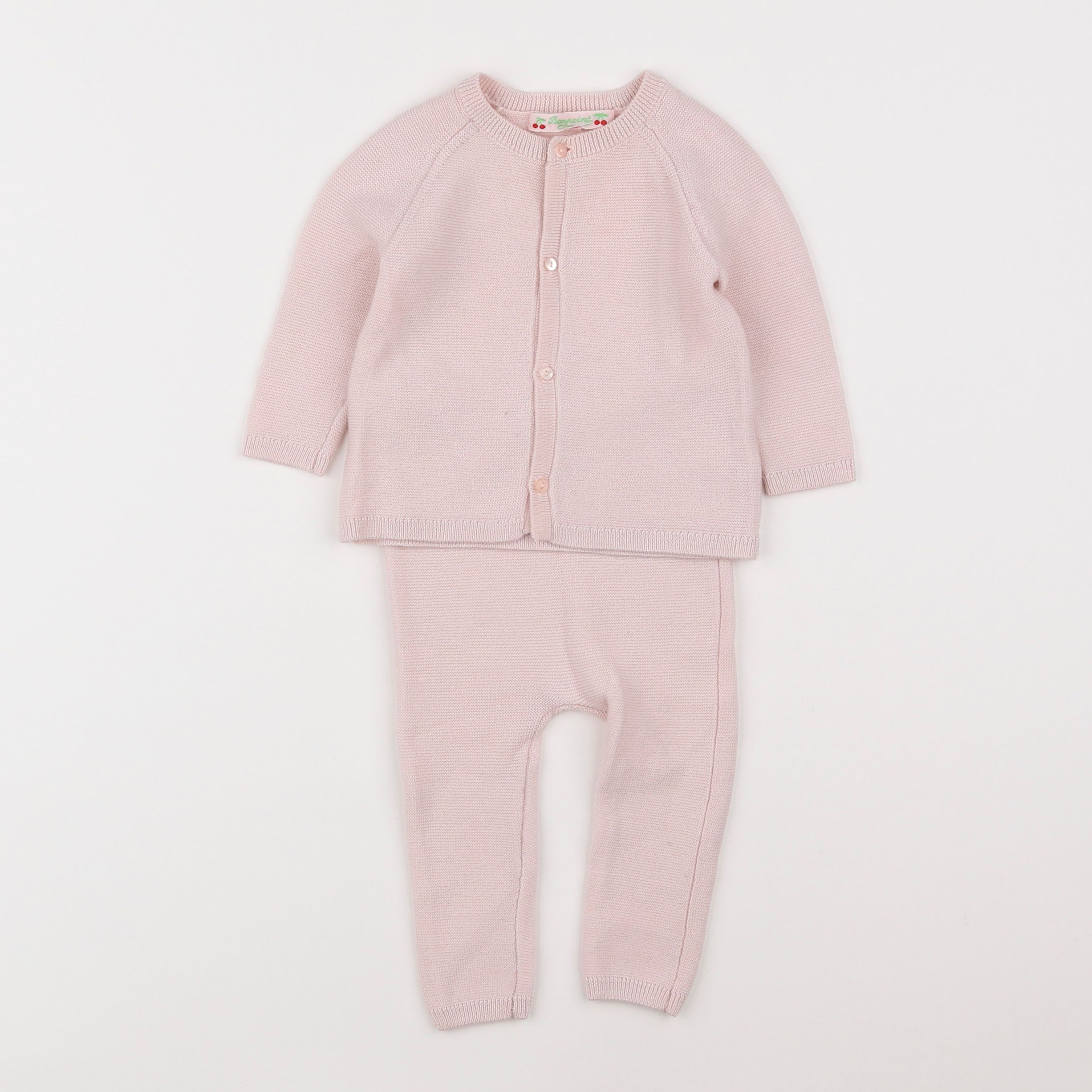 Bonpoint - ensemble rose - 6 mois