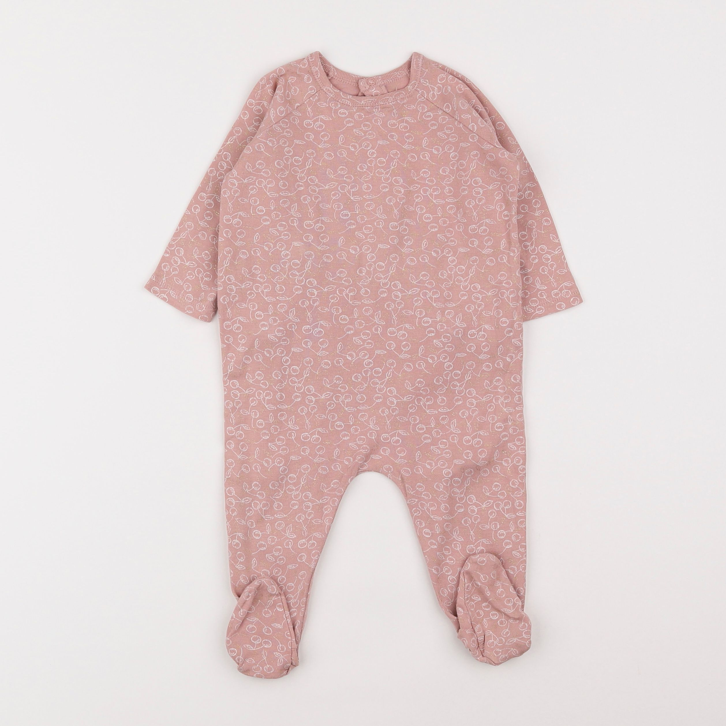 Bonpoint - pyjama coton rose - 6 mois