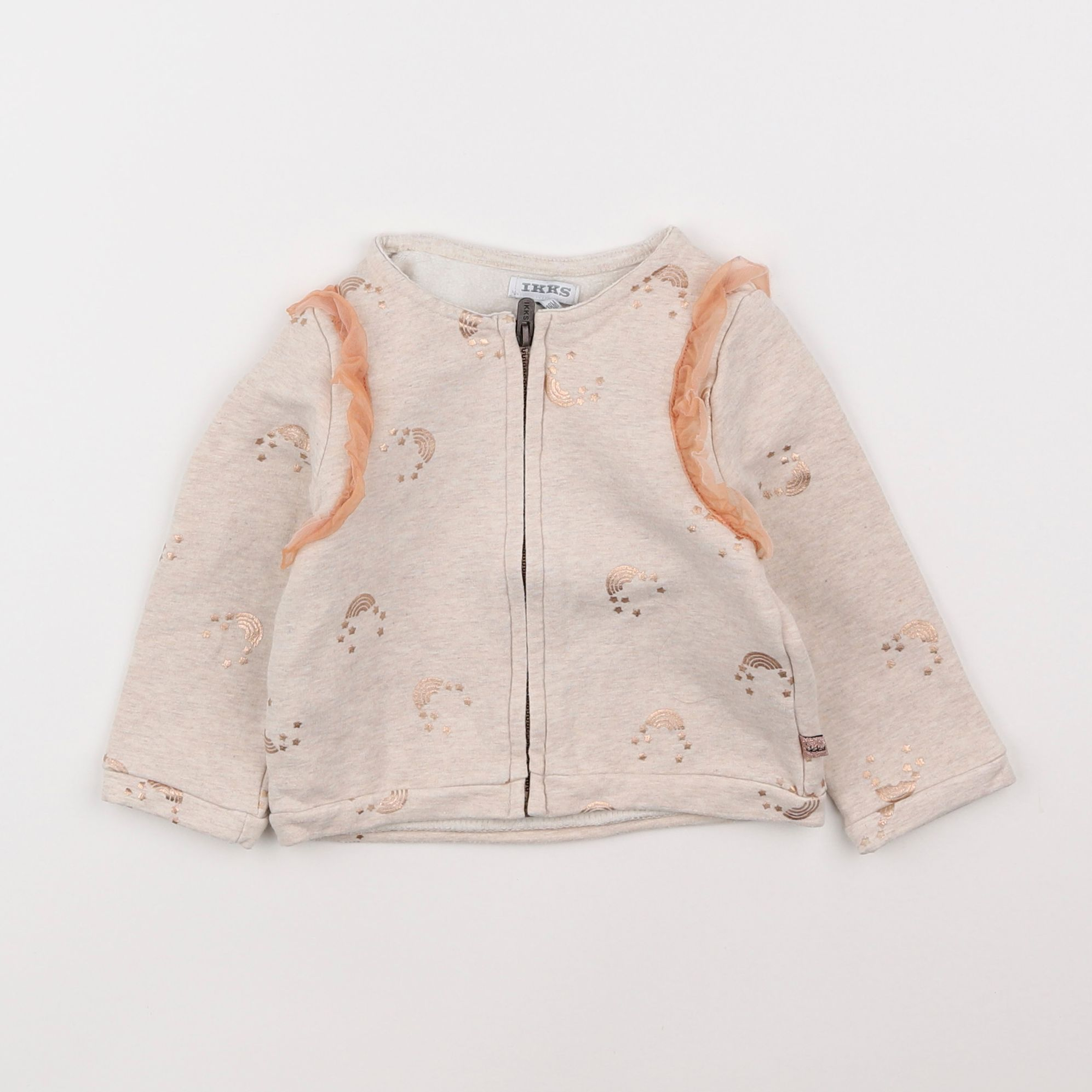 IKKS - sweat beige - 18 mois