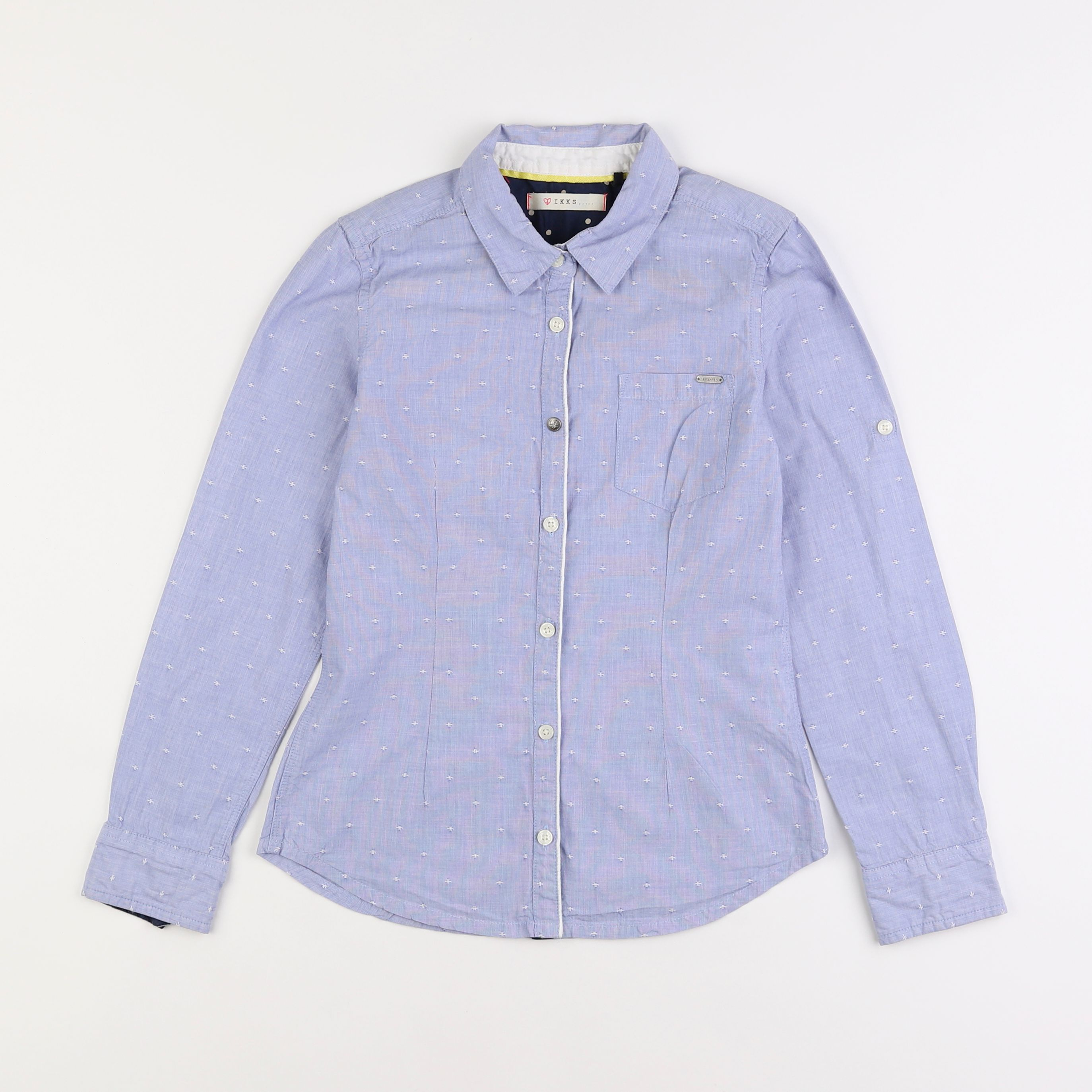 IKKS - chemise bleu - 10 ans