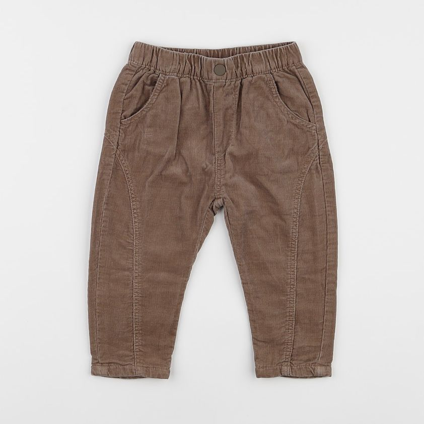 Zara - pantalon doublé marron - 12 mois