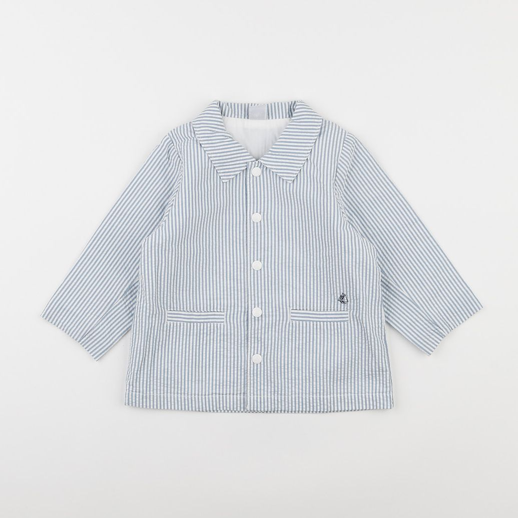 Petit Bateau - veste blanc, bleu - 2 ans