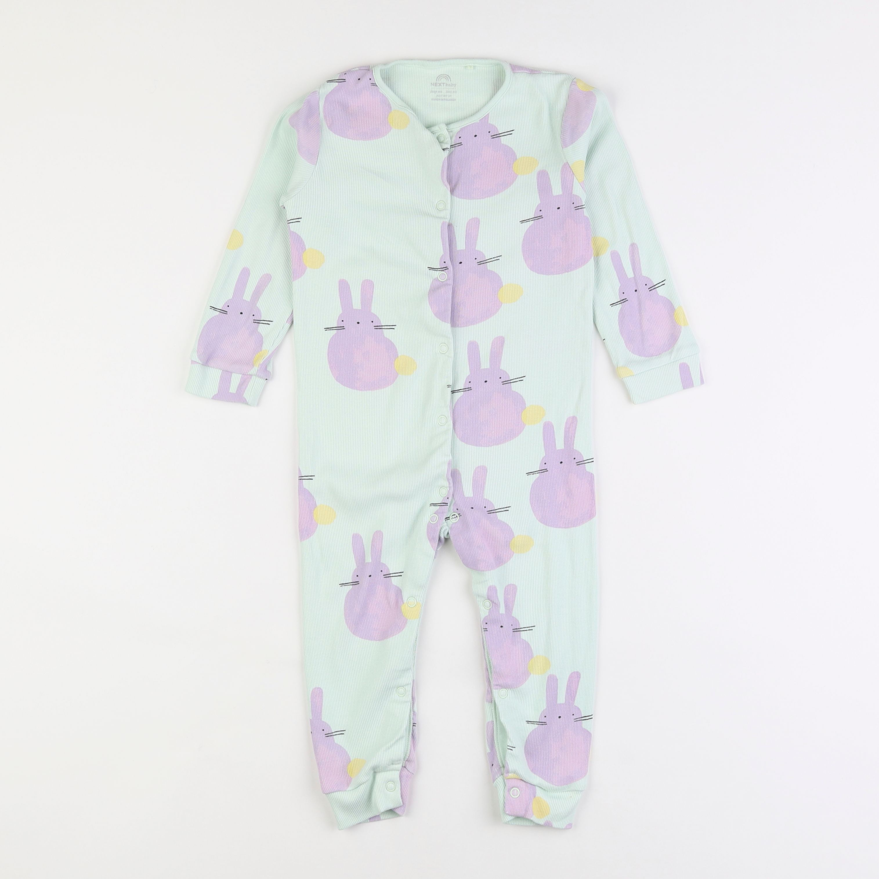 Next - pyjama coton violet, vert - 18 mois à 2 ans