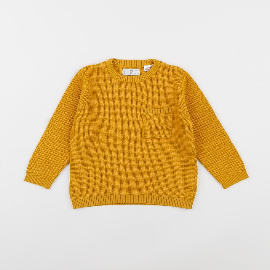 Mango - pull jaune - 12/18 mois