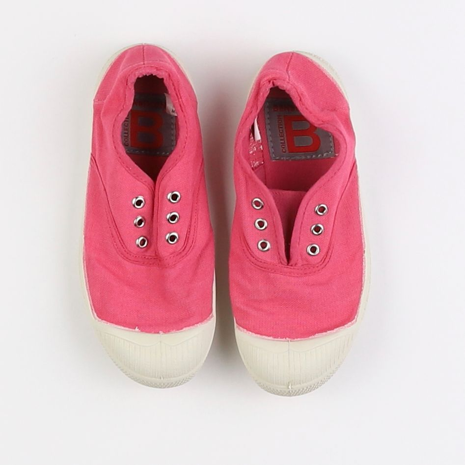 Bensimon - tennis élastiqué rose - pointure 28