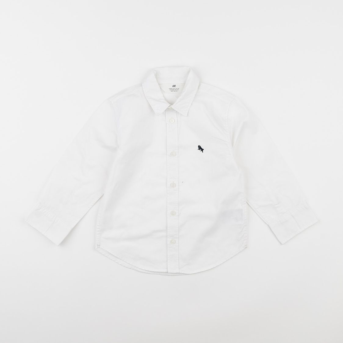 H&M - chemise blanc - 2/3 ans