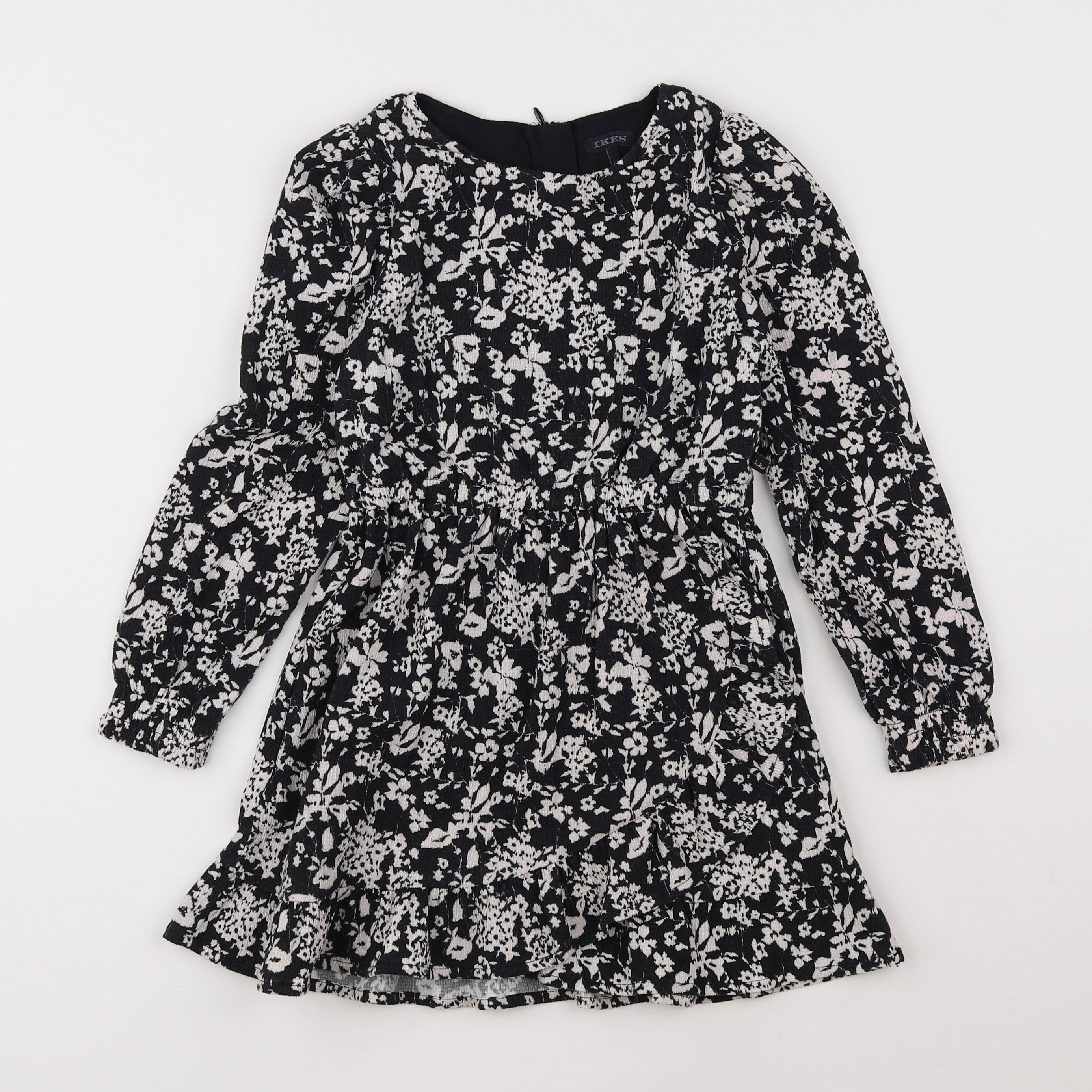 IKKS - robe noir, blanc - 6 ans