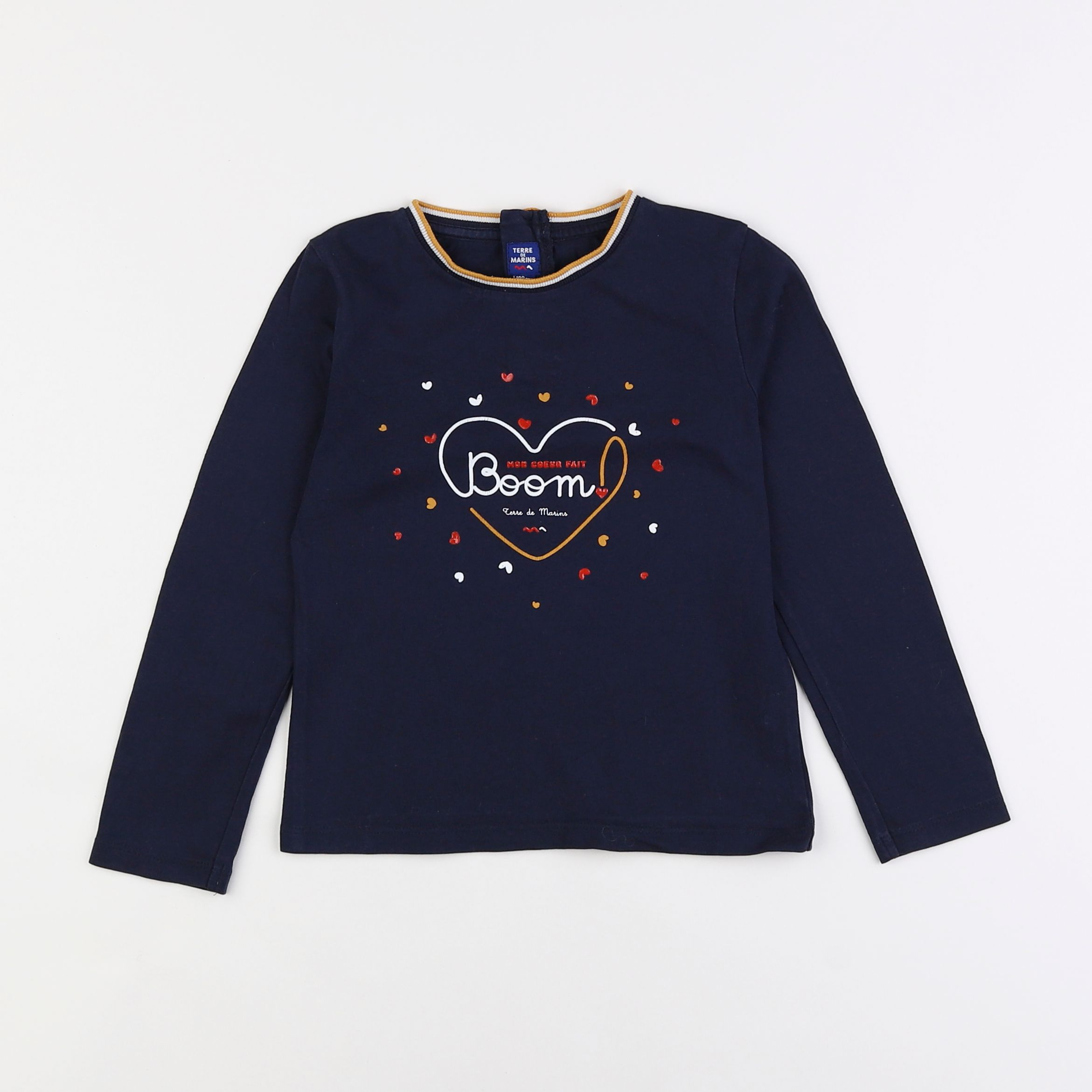 Terre de marins - tee-shirt bleu - 5 ans