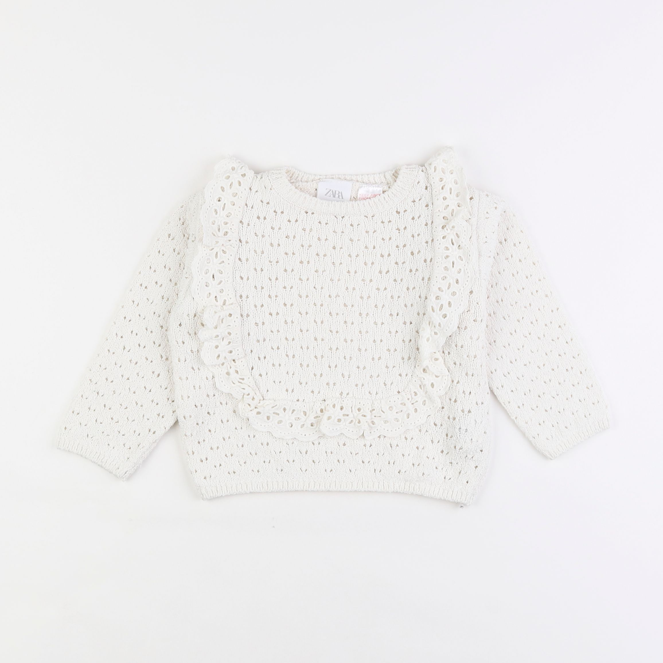 Zara - pull beige - 12/18 mois