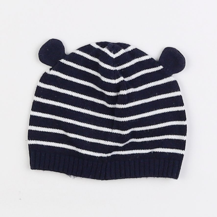 Petit Bateau - bonnet bleu - 3 mois