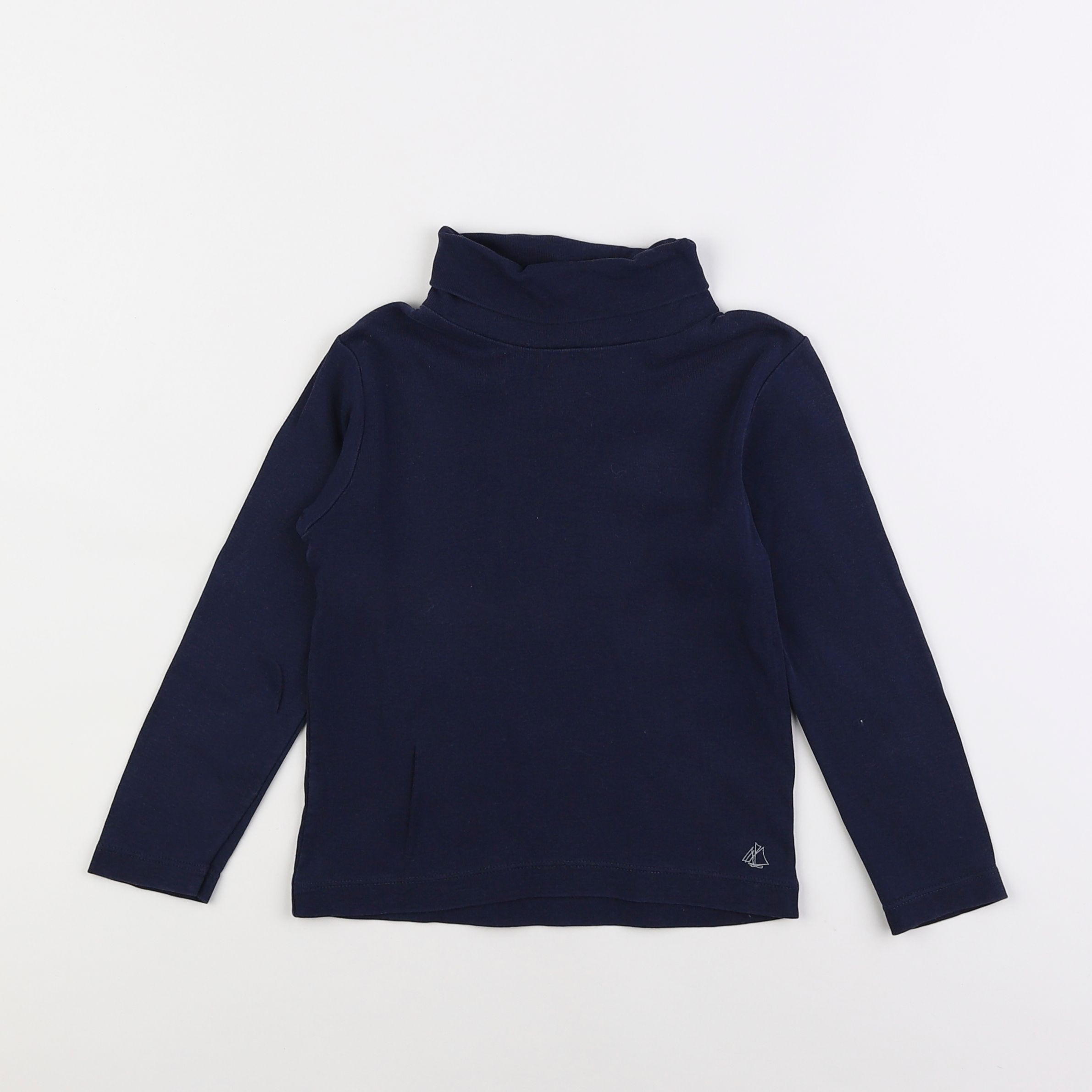 Petit Bateau - sous-pull bleu - 4 ans