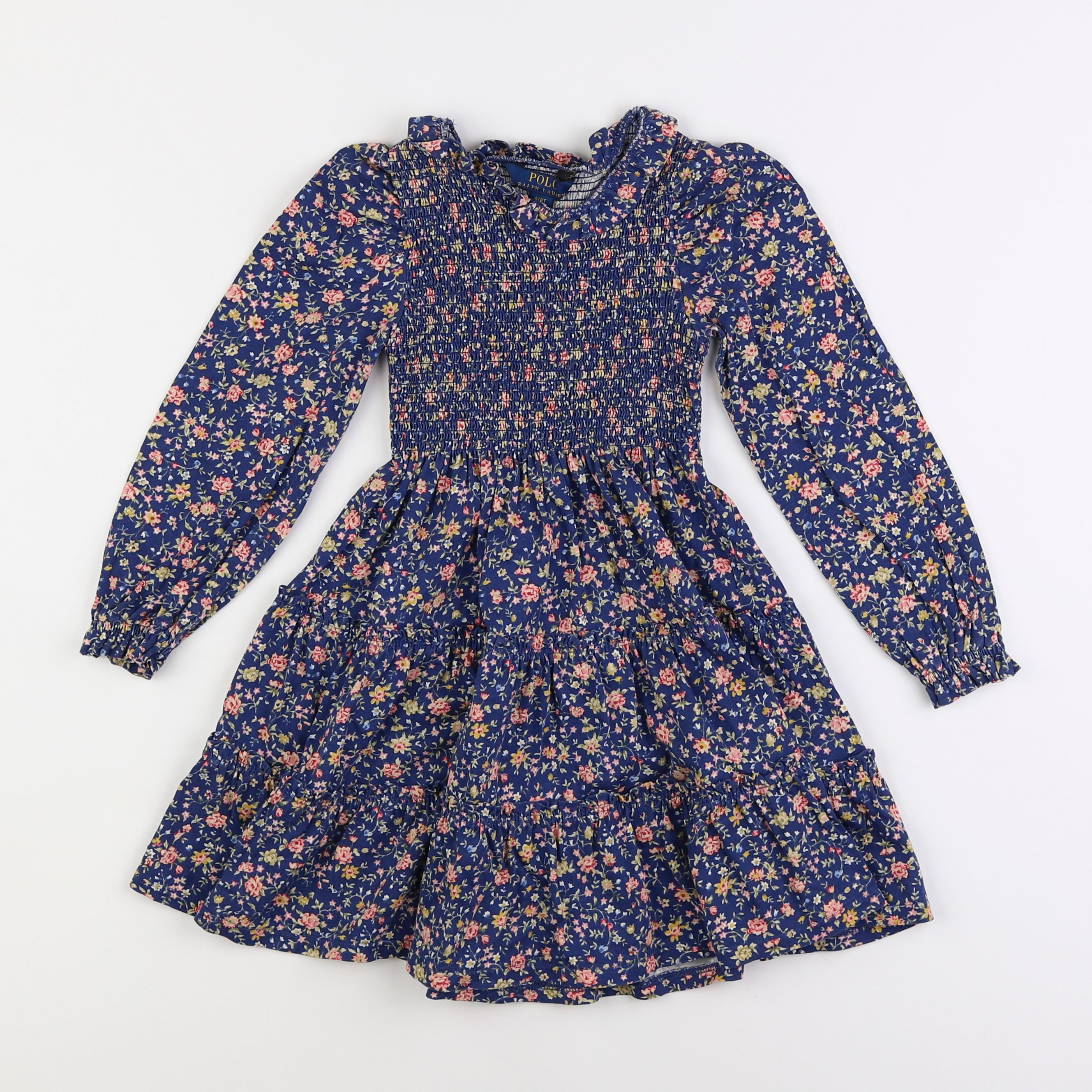 Ralph Lauren - robe bleu - 4 ans