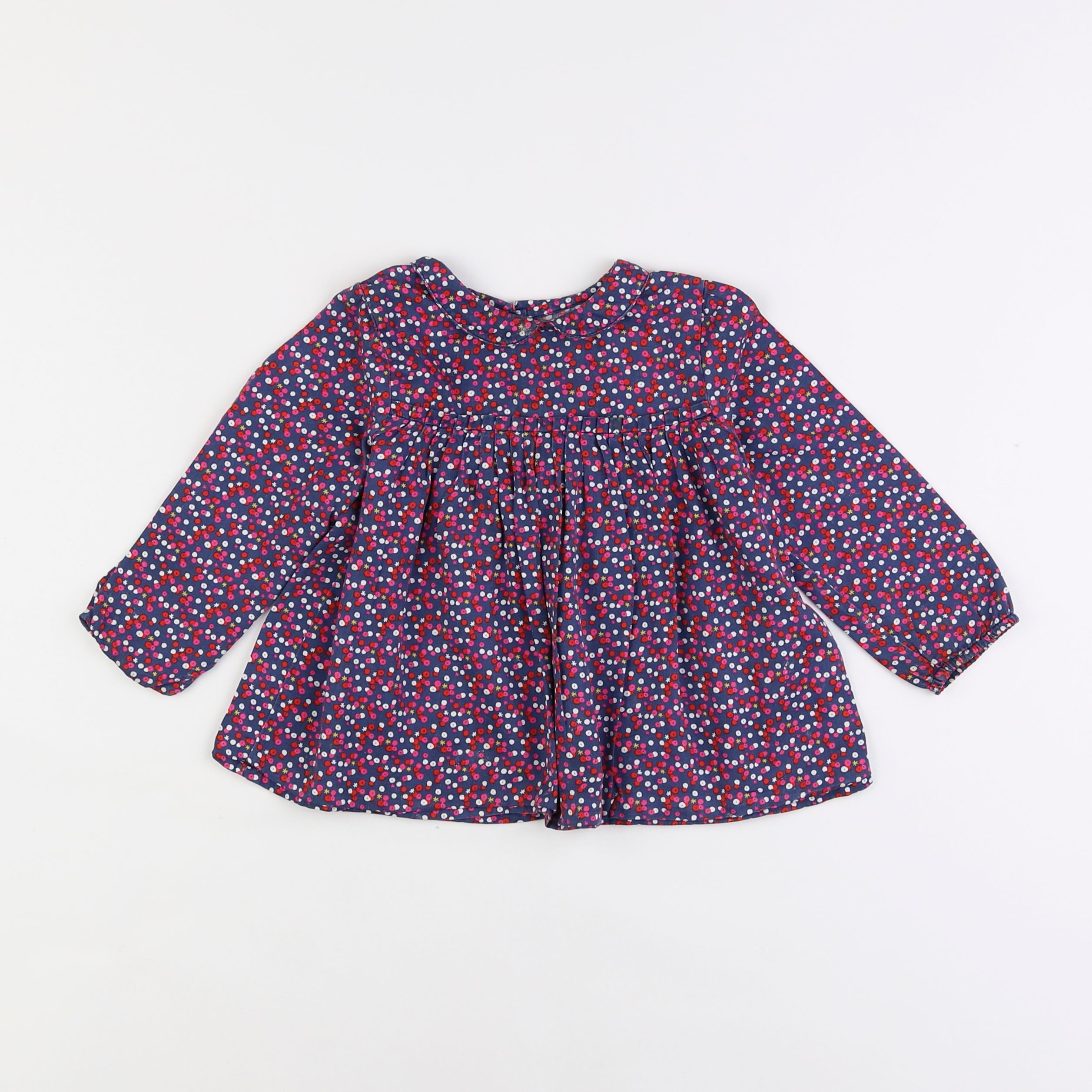 Boutchou - blouse multicolore - 2 ans