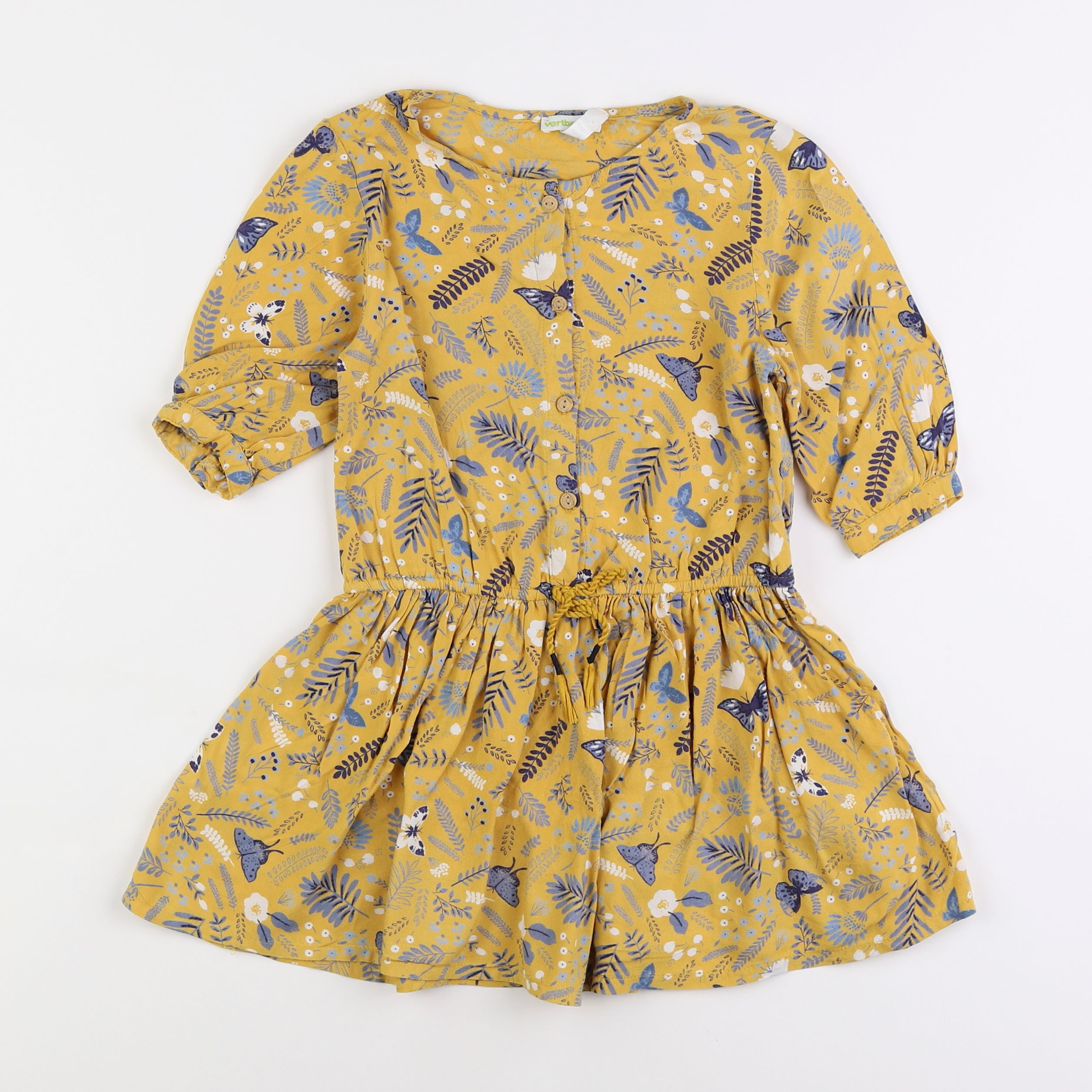 Vertbaudet - robe jaune - 5 ans