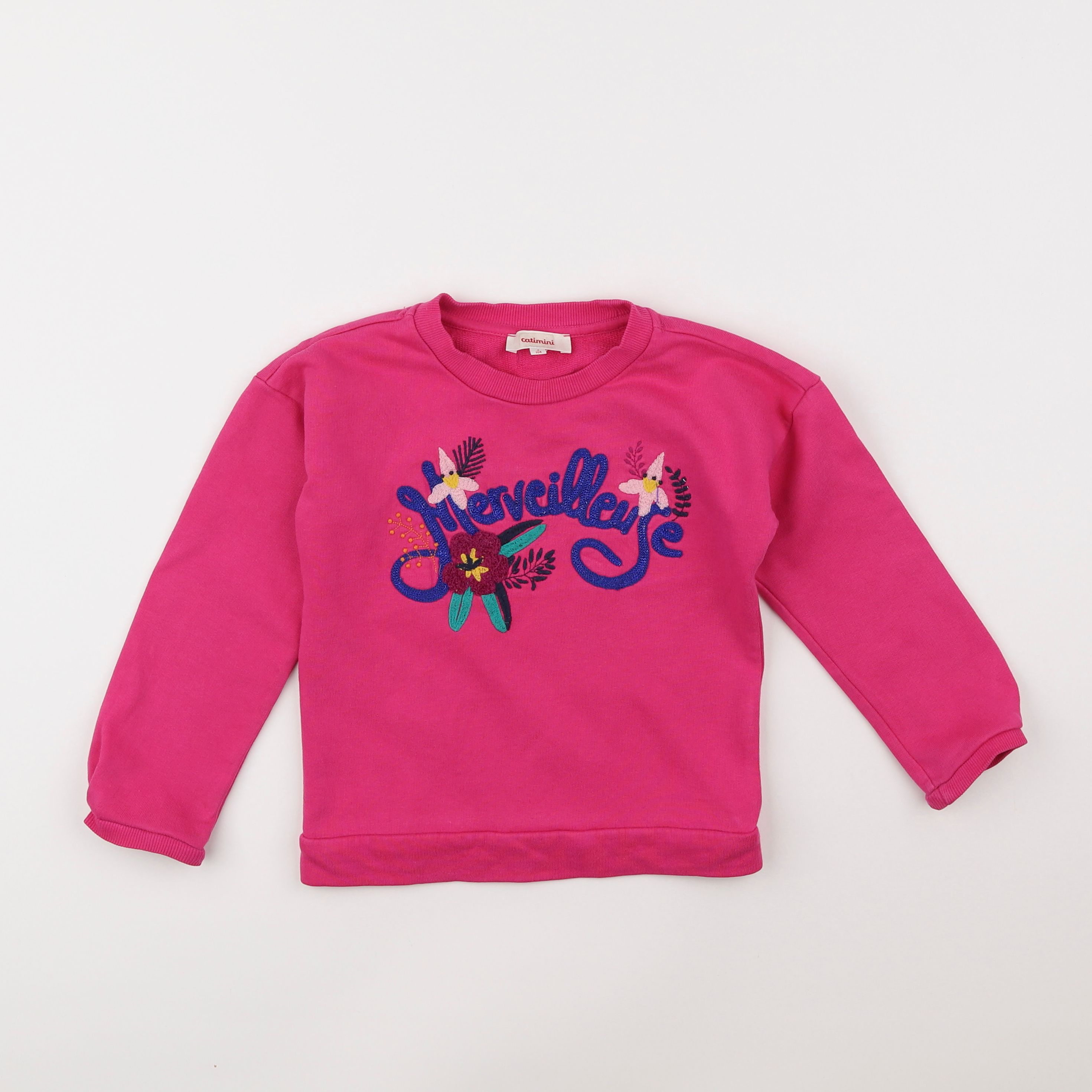 Catimini - sweat rose - 4 ans