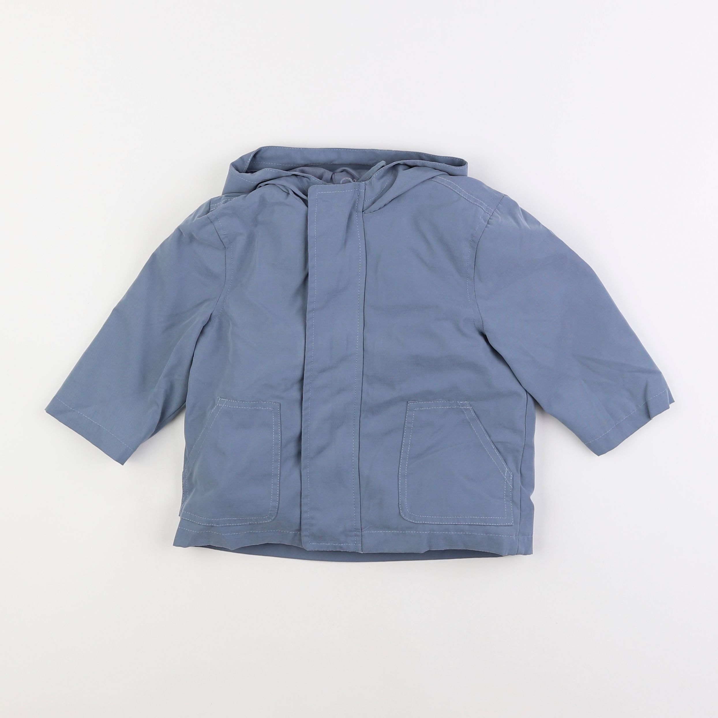 Vertbaudet - veste doublure amovible bleu - 12 mois