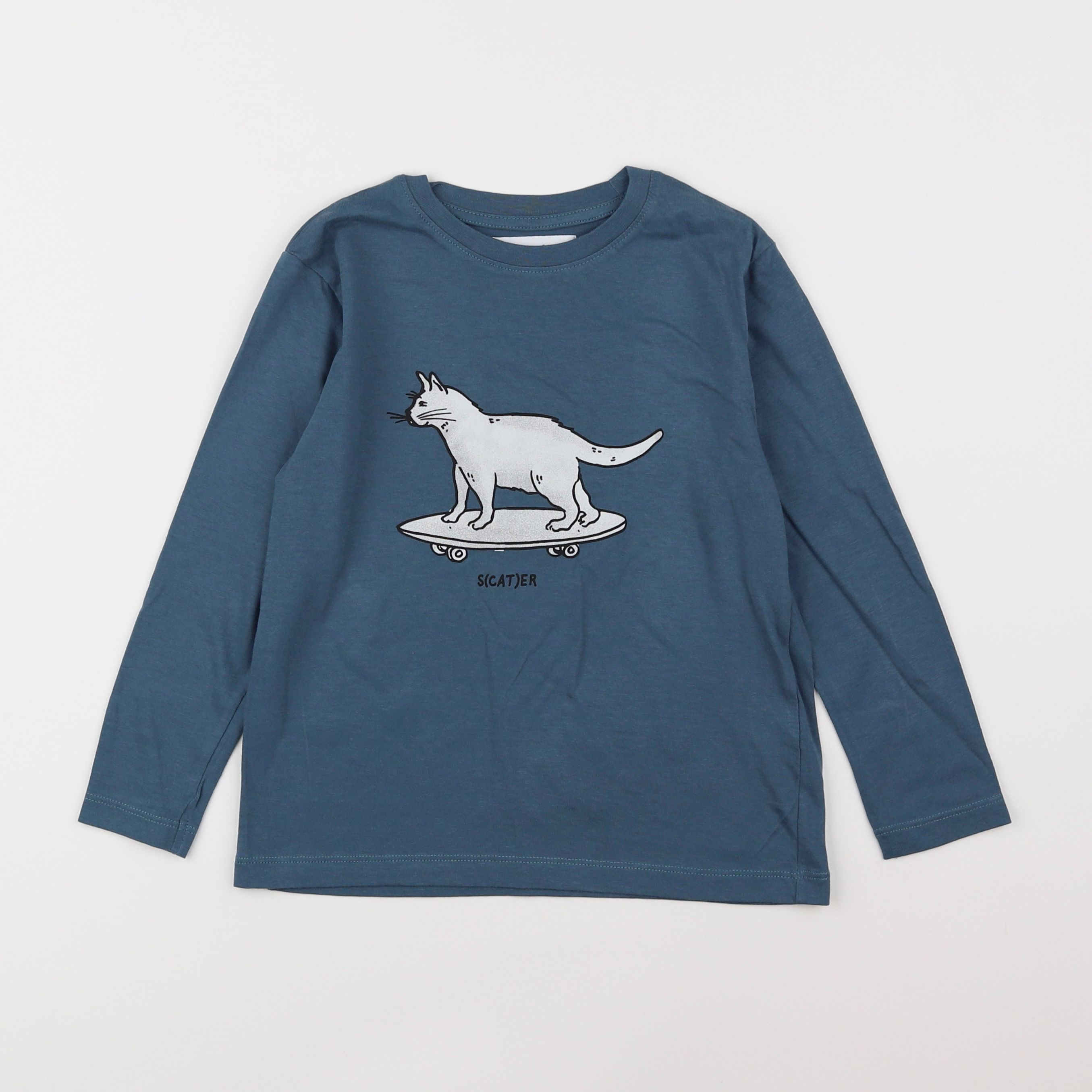 Zara - tee-shirt bleu - 6 ans