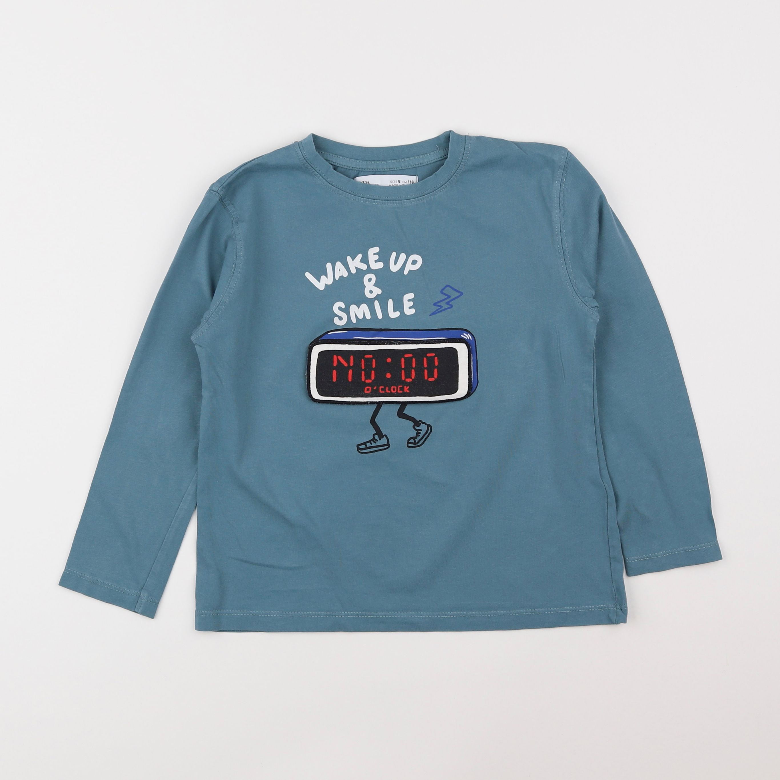 Zara - tee-shirt bleu - 6 ans