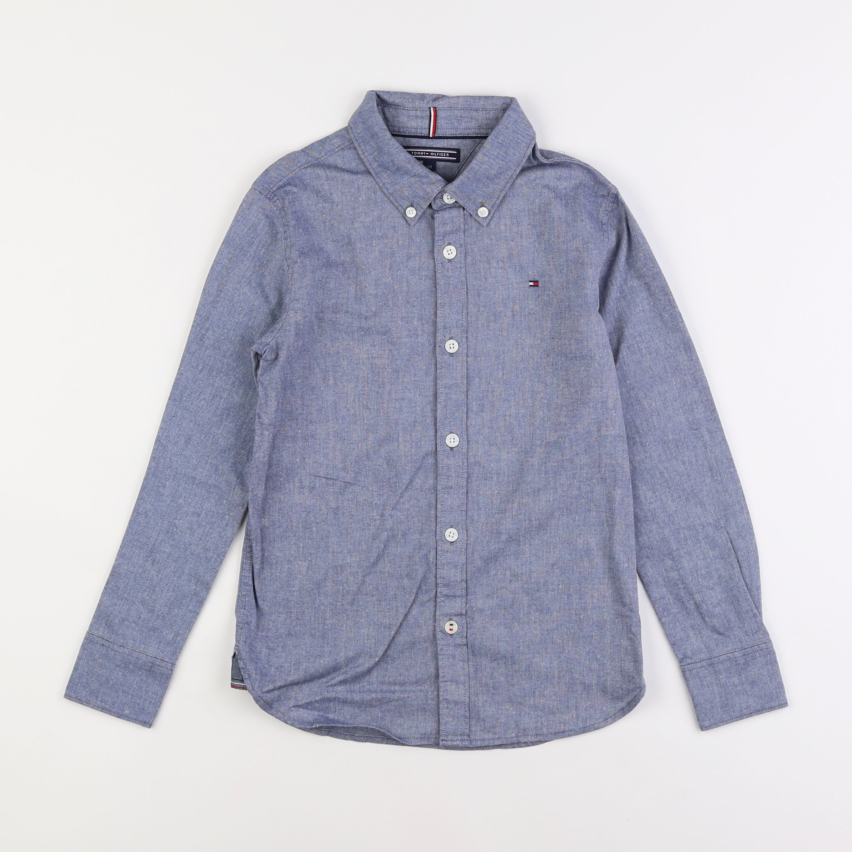 Tommy Hilfiger - chemise bleu - 8 ans