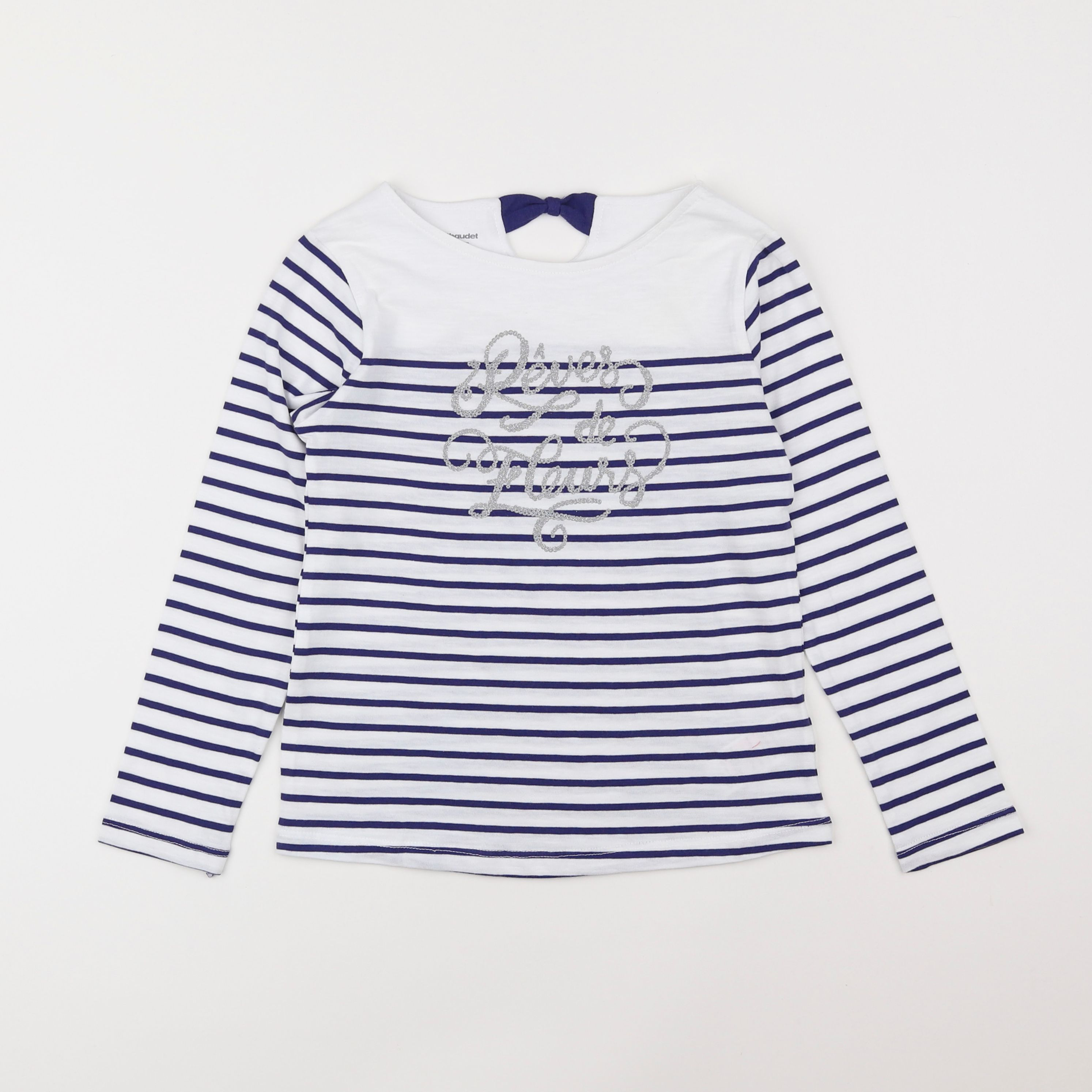 Vertbaudet - tee-shirt bleu - 8 ans