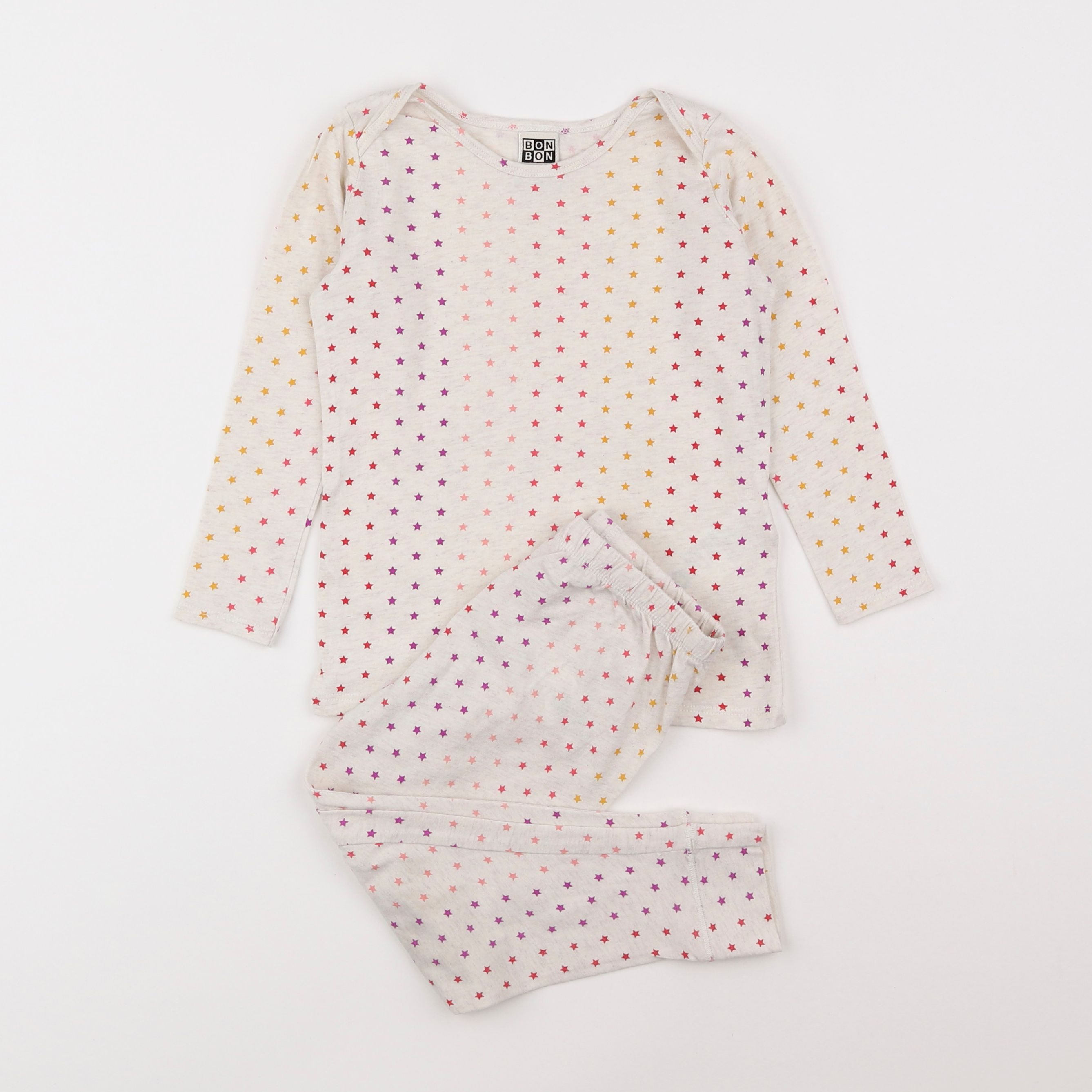 Bonton - pyjama coton rose - 3 ans