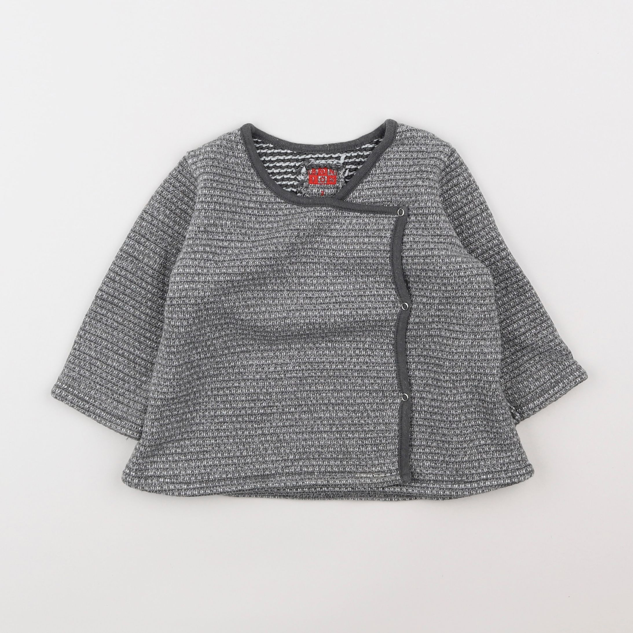 Bonton - sweat gris - 3 ans