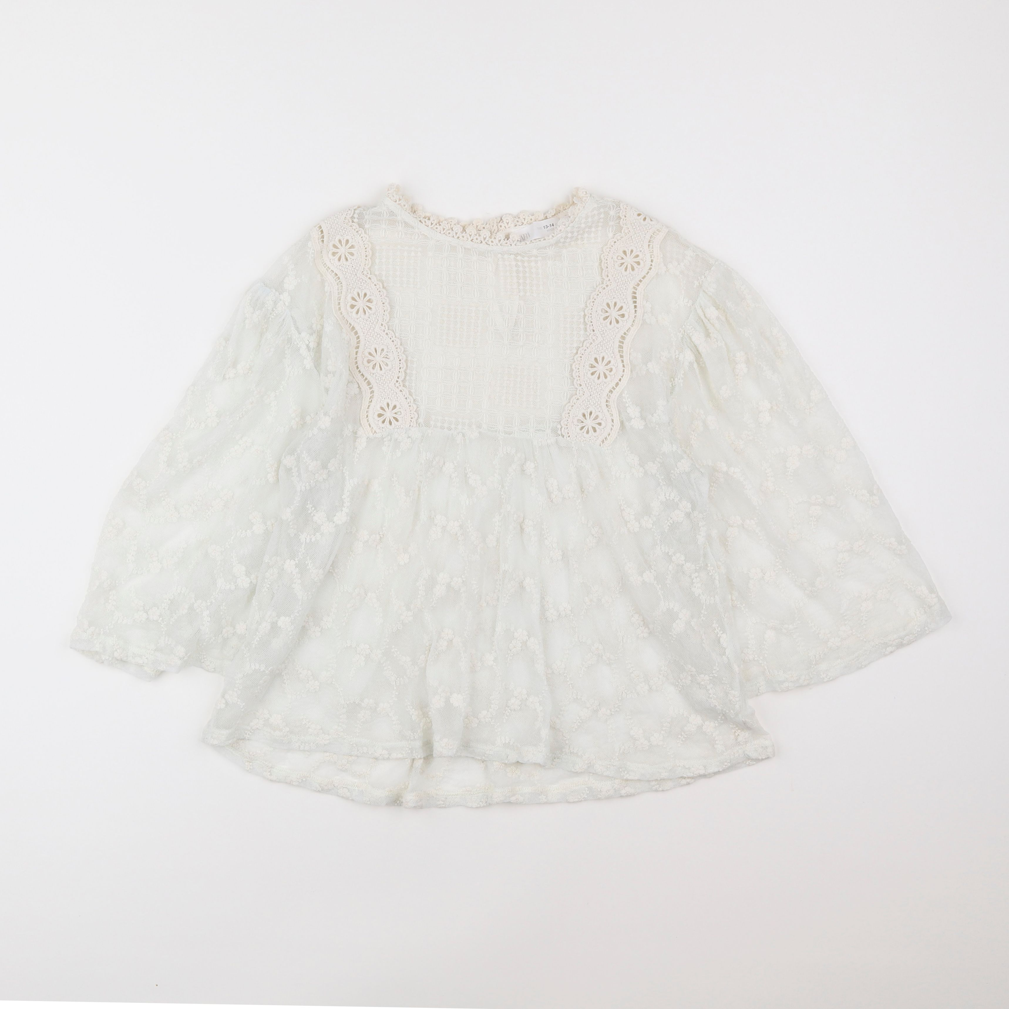 Zara - blouse blanc - 13/14 ans