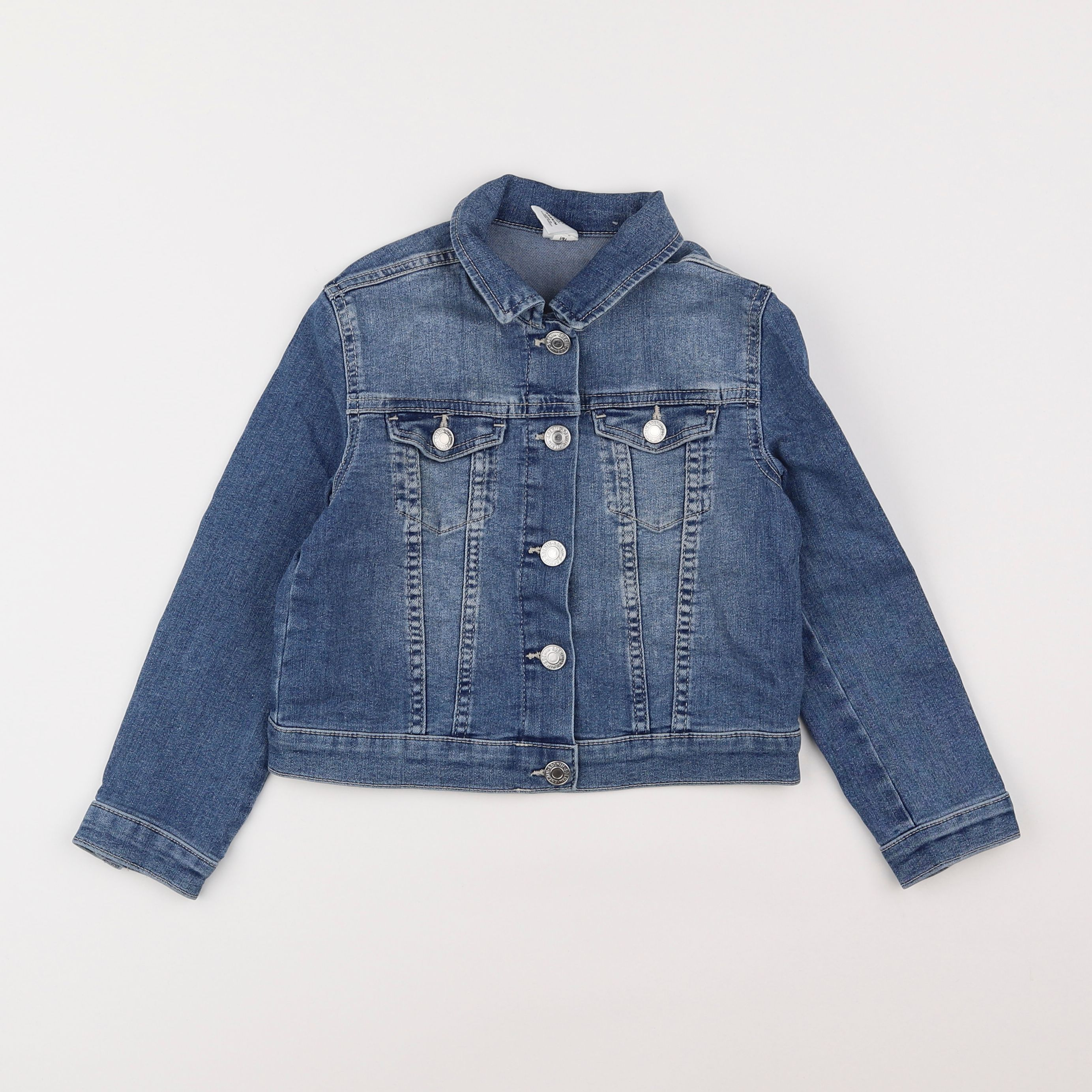 H&M - veste bleu - 5/6 ans