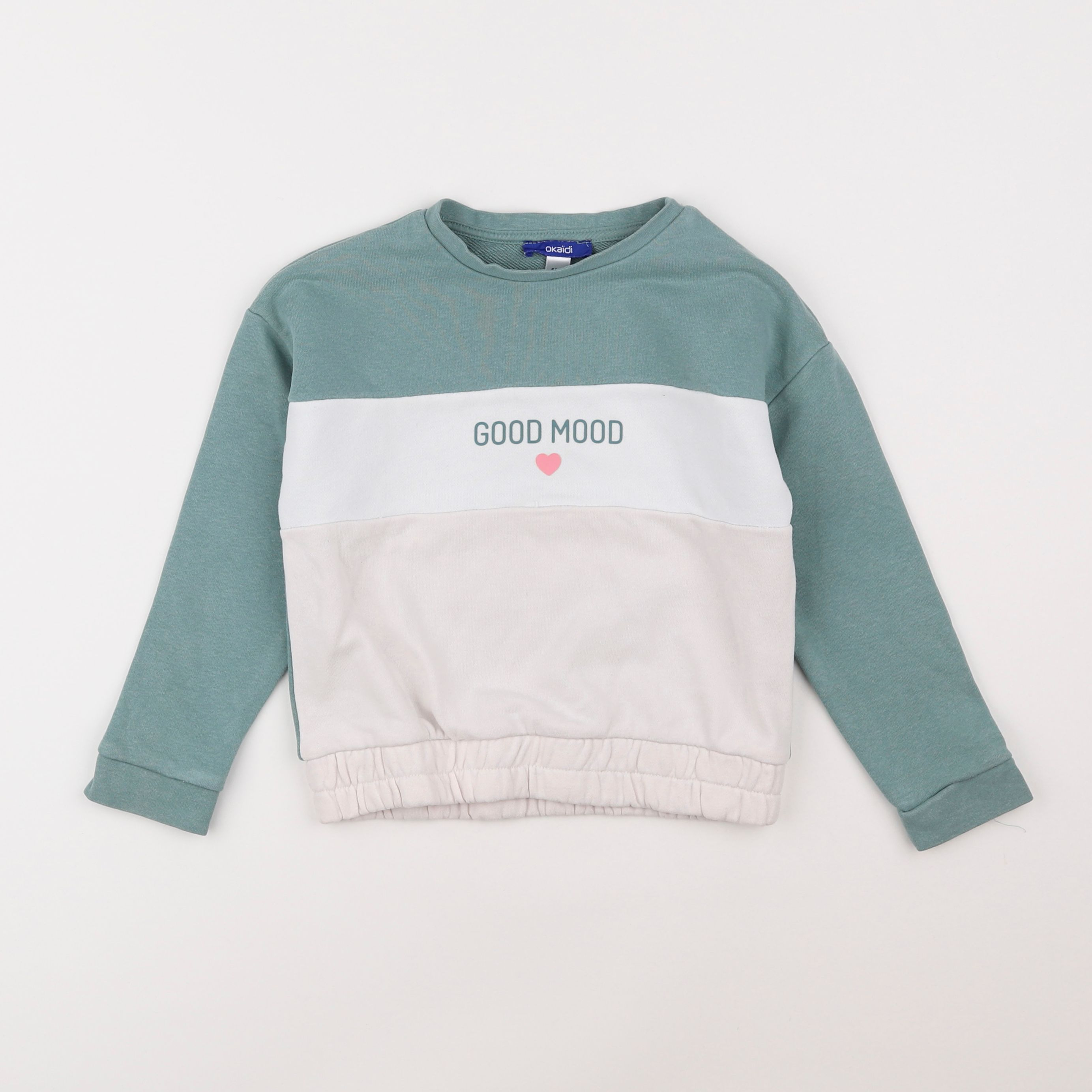 Okaidi - sweat vert - 5 ans