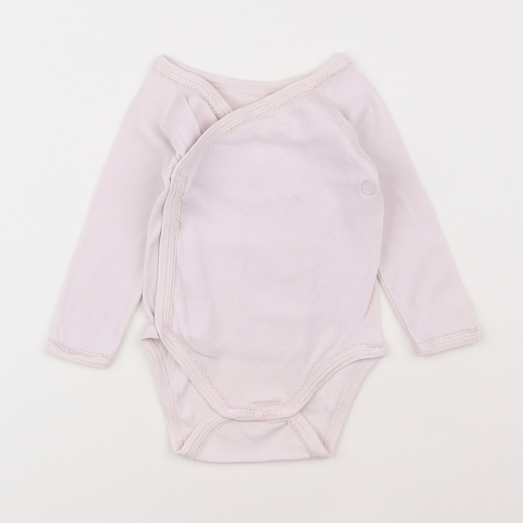 Petit Bateau - body rose - 6 mois