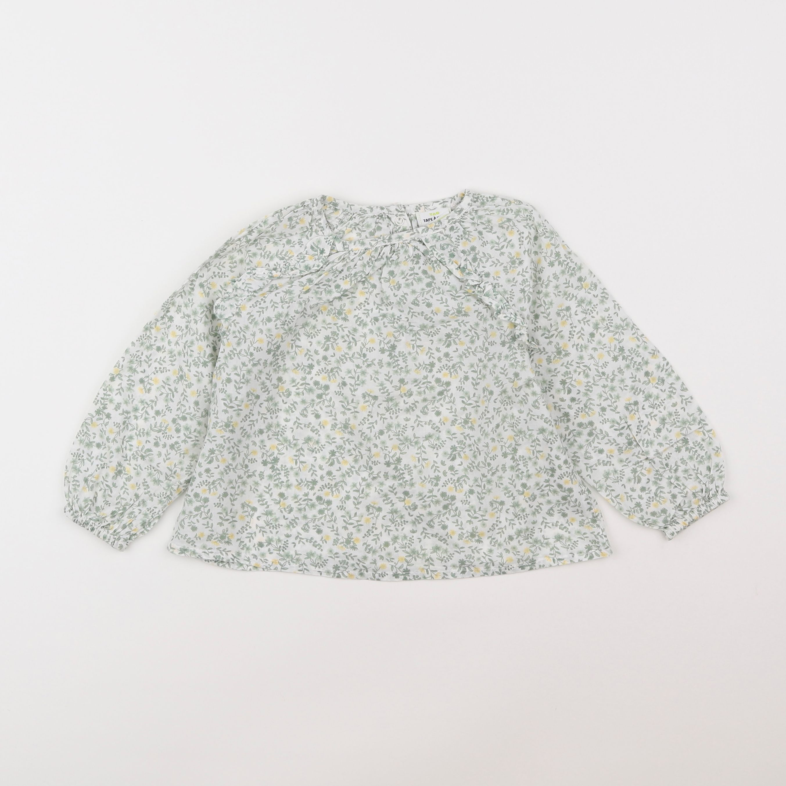 Tape à l'oeil - blouse vert - 2 ans