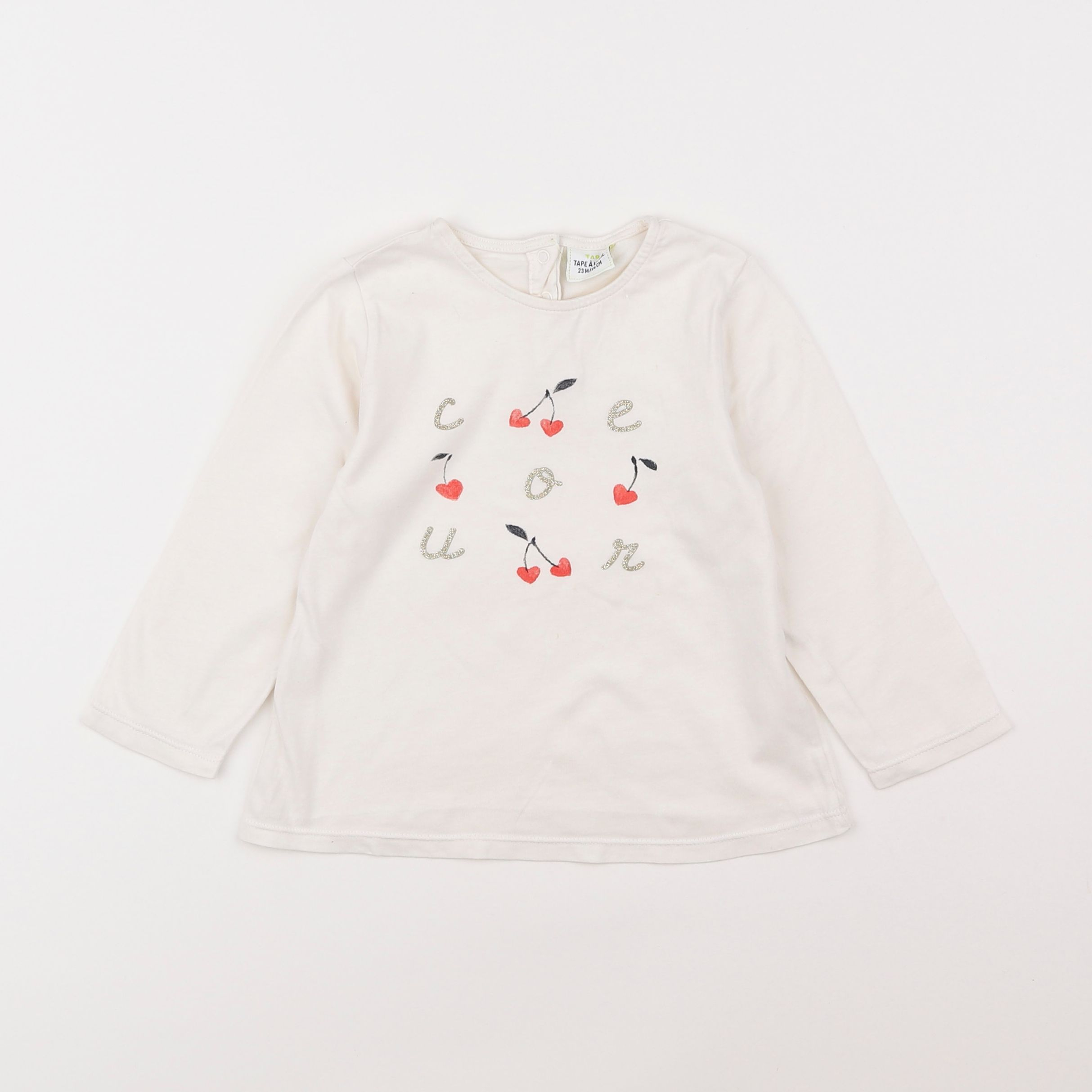 Tape à l'oeil - tee-shirt blanc - 2 ans