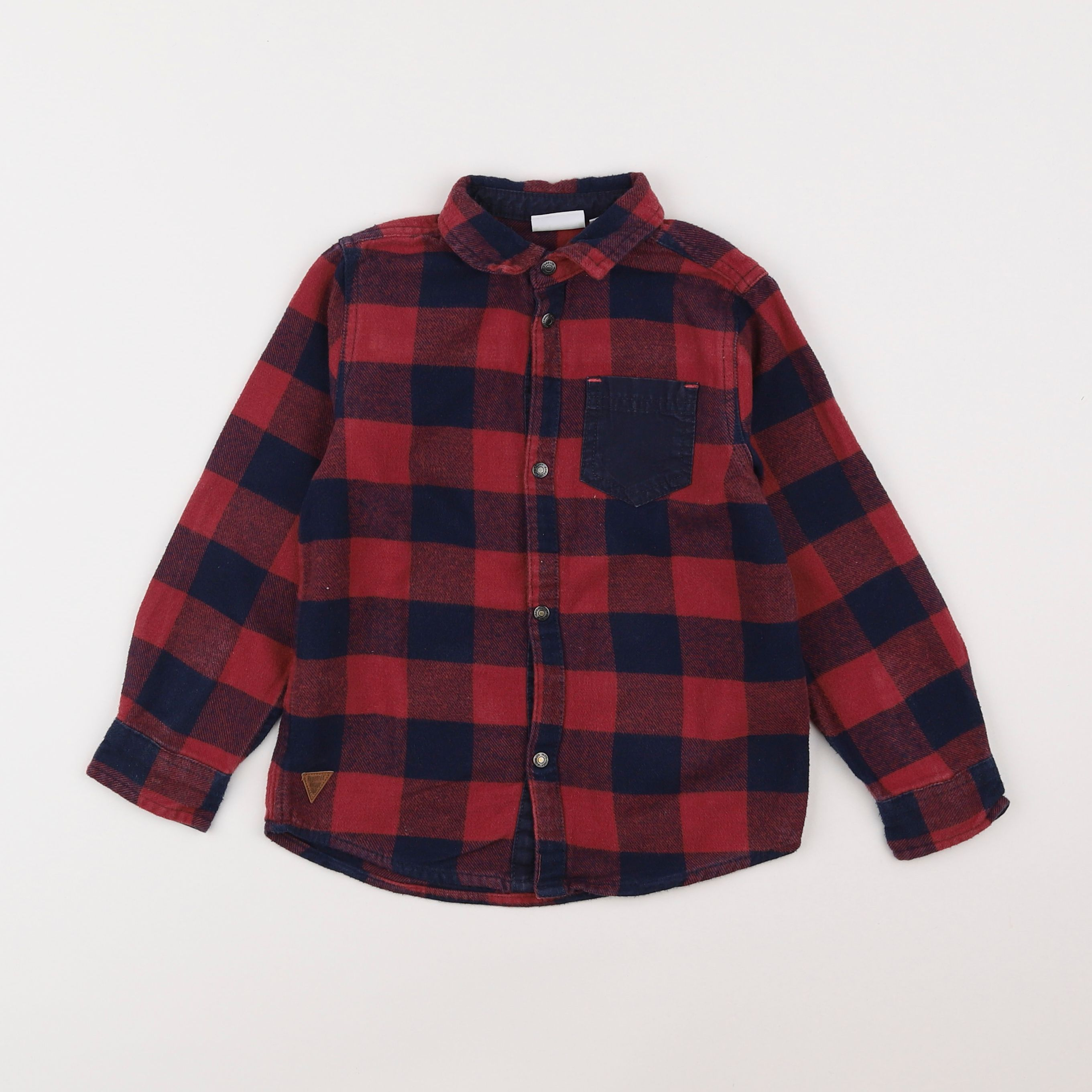 Vertbaudet - chemise rouge - 5 ans