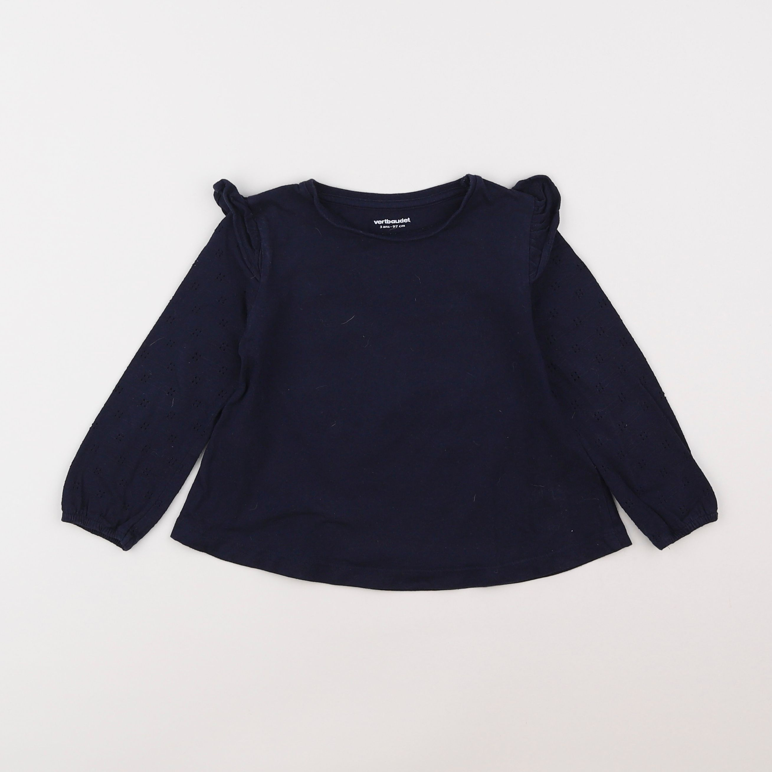 Vertbaudet - tee-shirt bleu - 3 ans