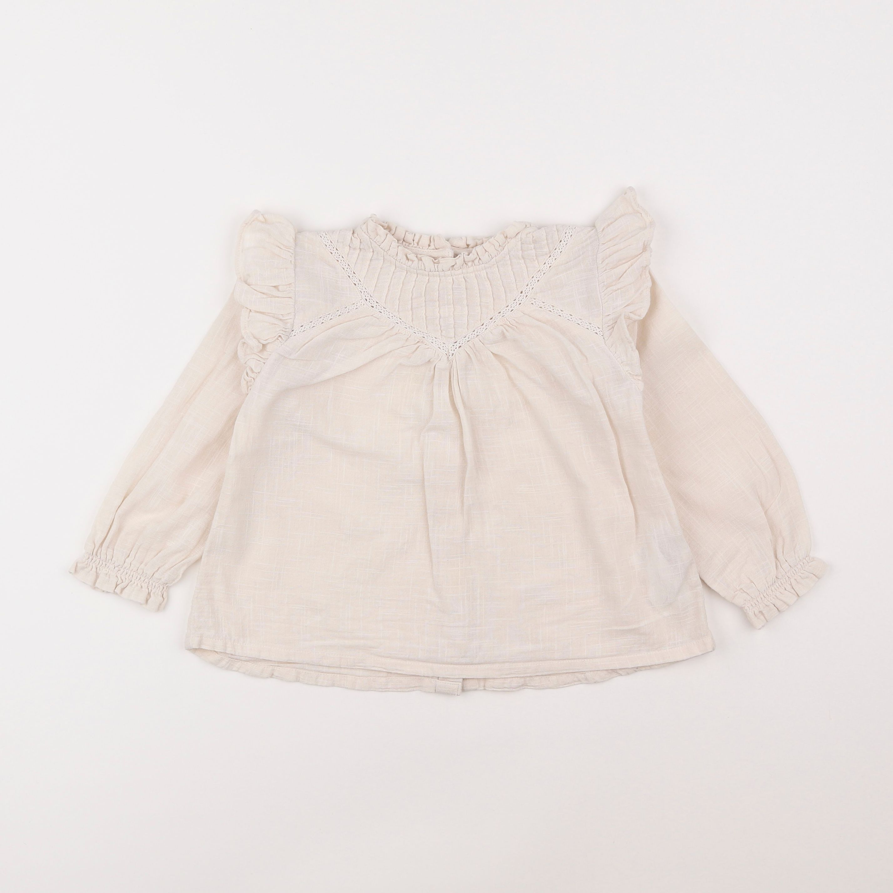 Vertbaudet - blouse blanc - 3 ans