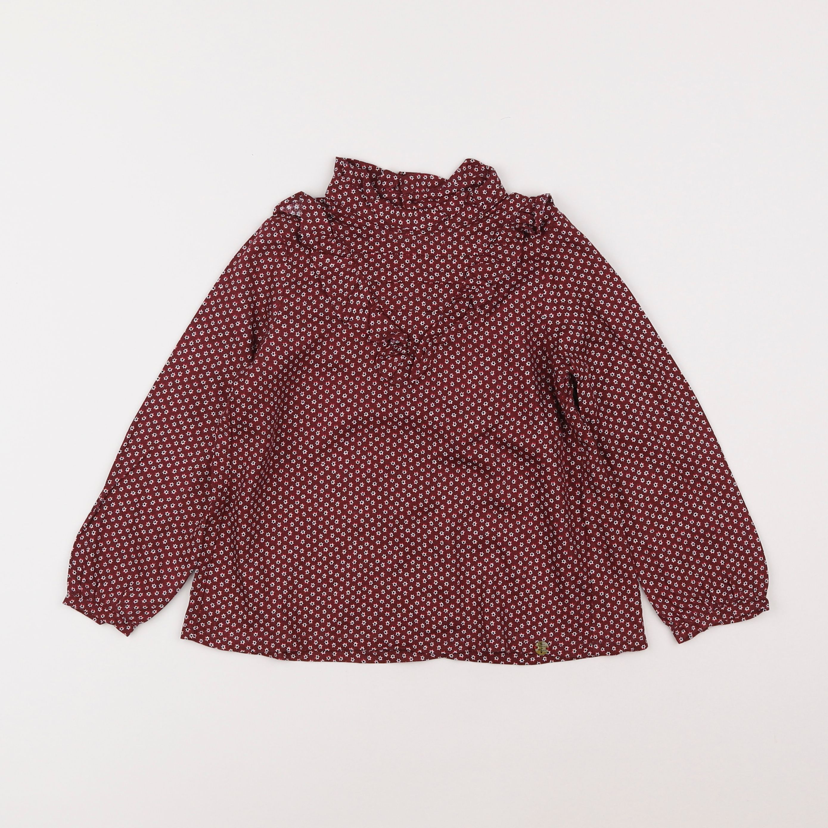 IKKS - blouse rouge - 4 ans