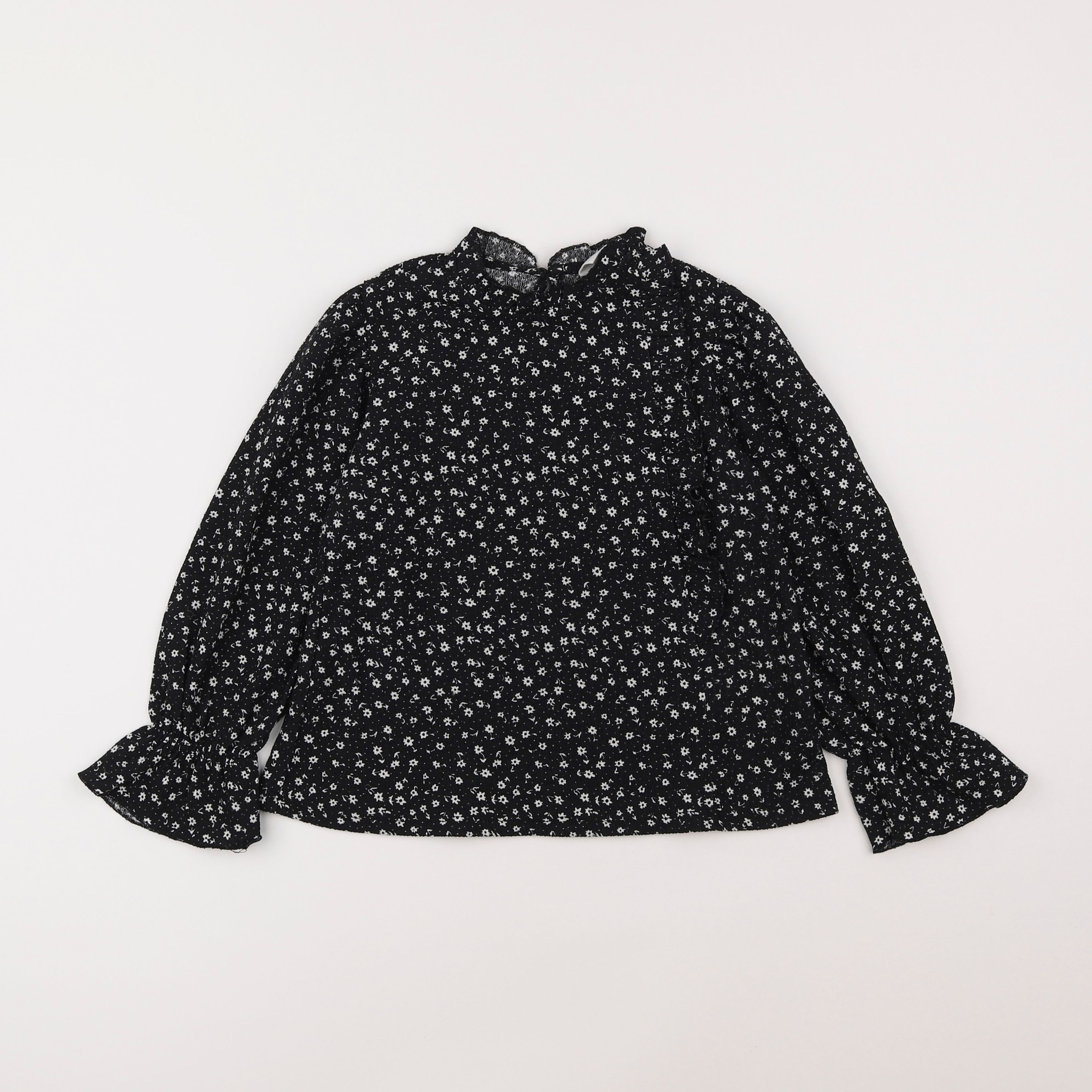 Zara - blouse noir - 7 ans