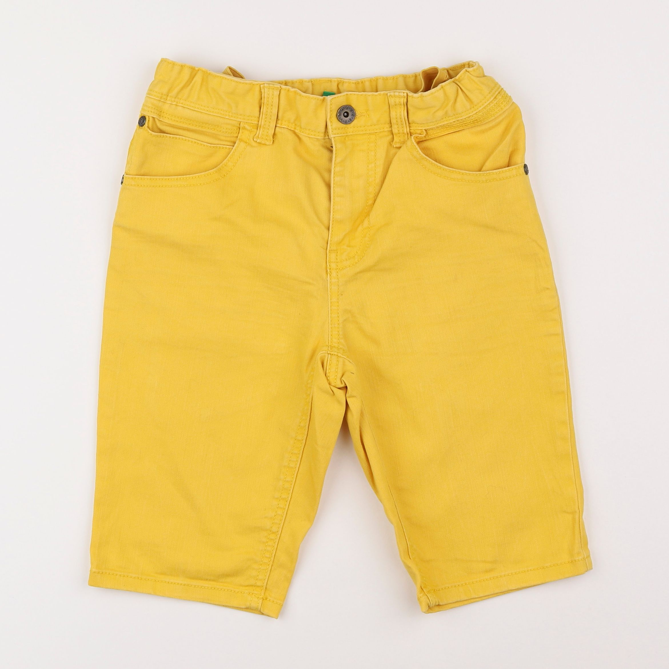 Benetton - short jaune - 8/9 ans