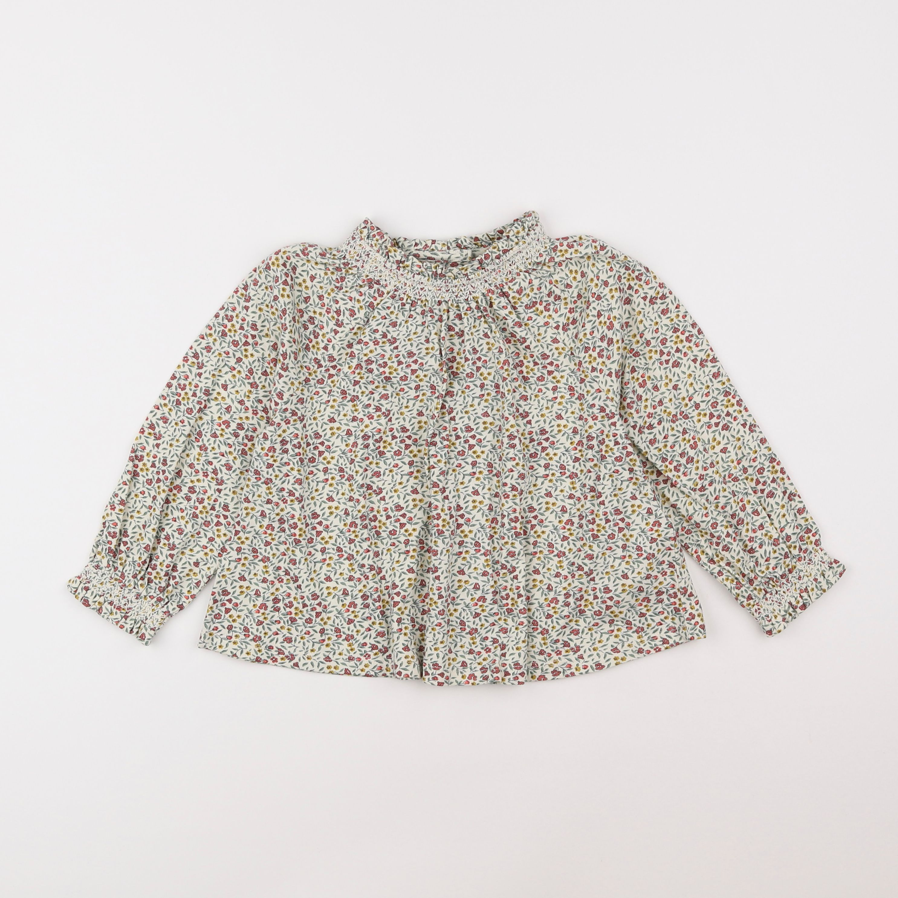 Vertbaudet - blouse beige - 3 ans