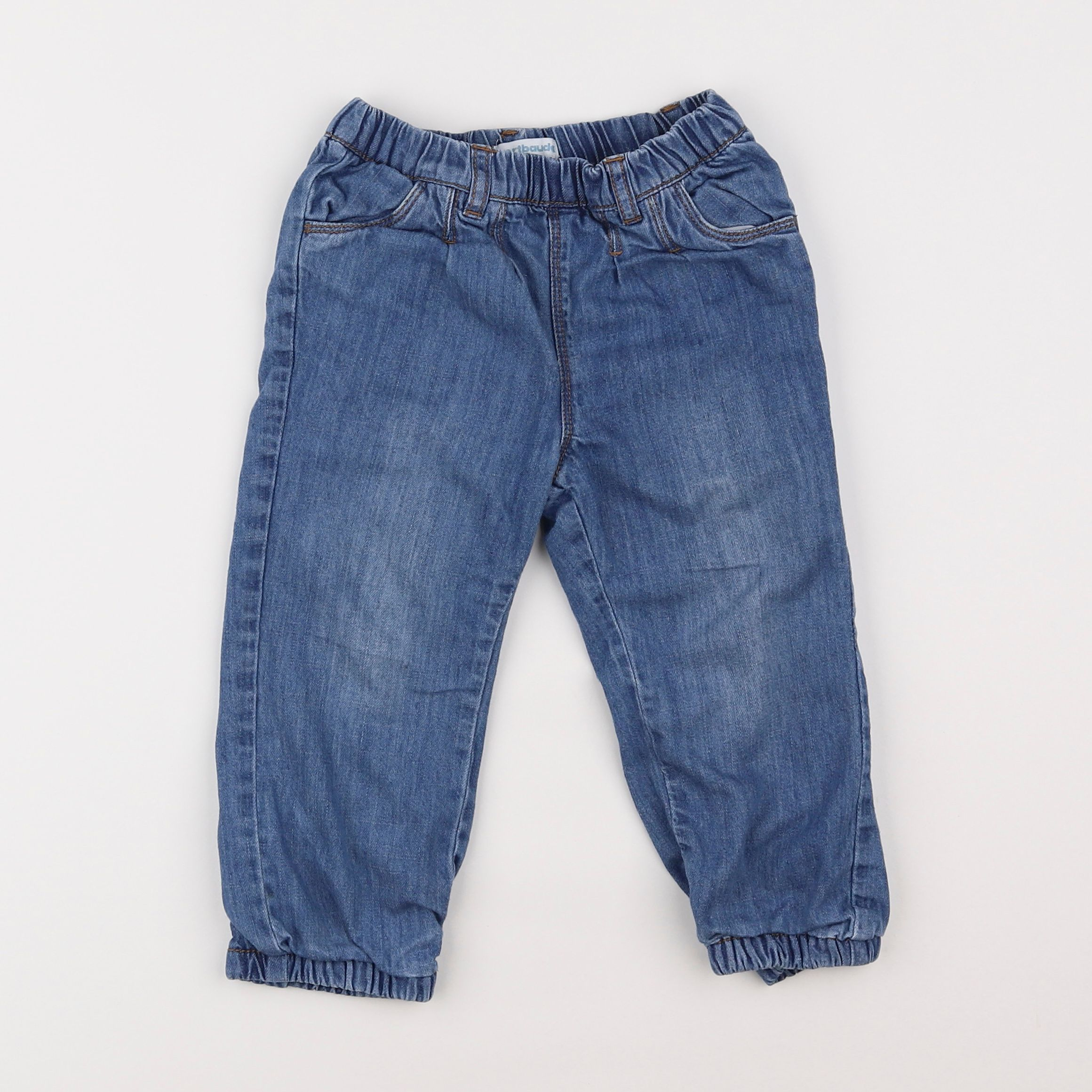 Vertbaudet - pantalon bleu - 3 ans