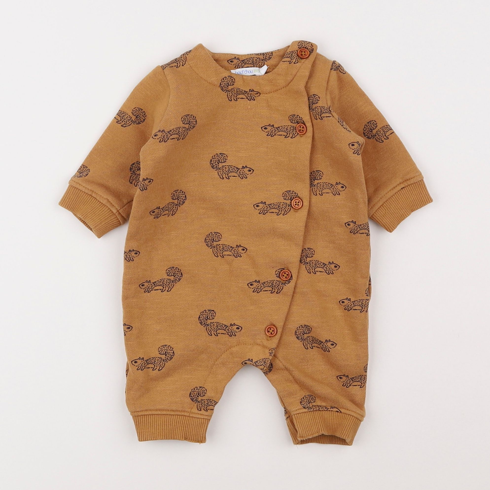 Boutchou - combinaison marron - 1 mois