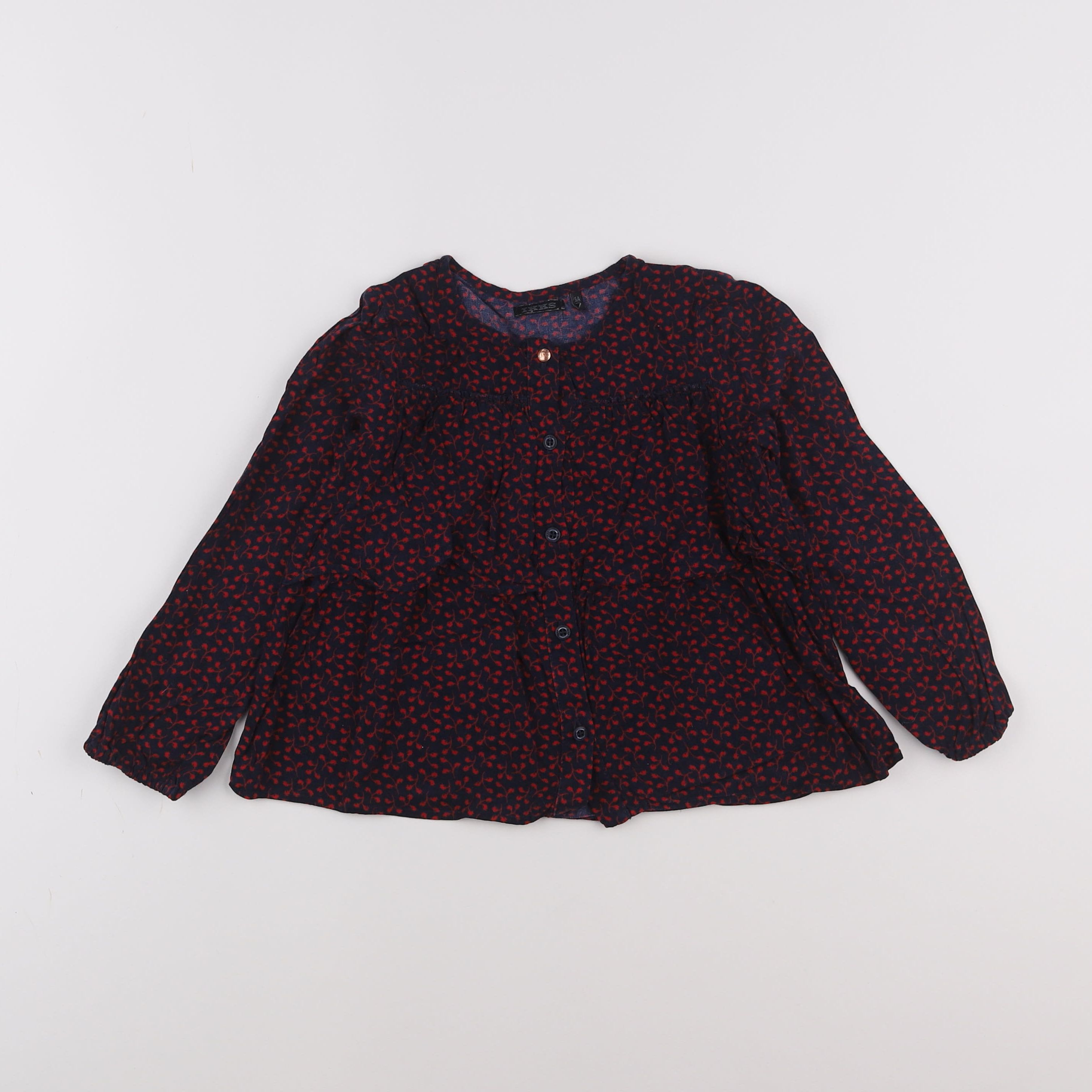 IKKS - blouse bleu - 5 ans