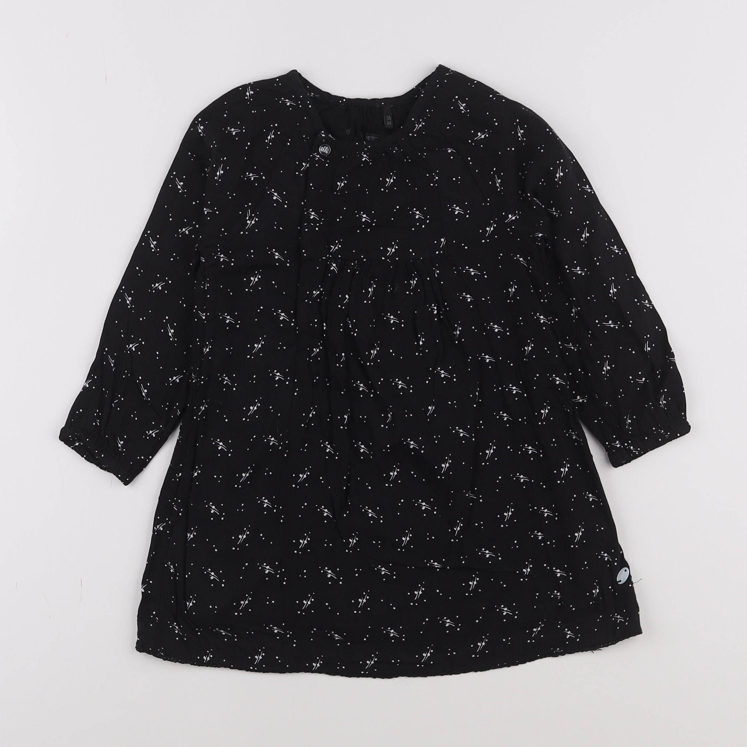 IKKS - robe noir - 3 ans