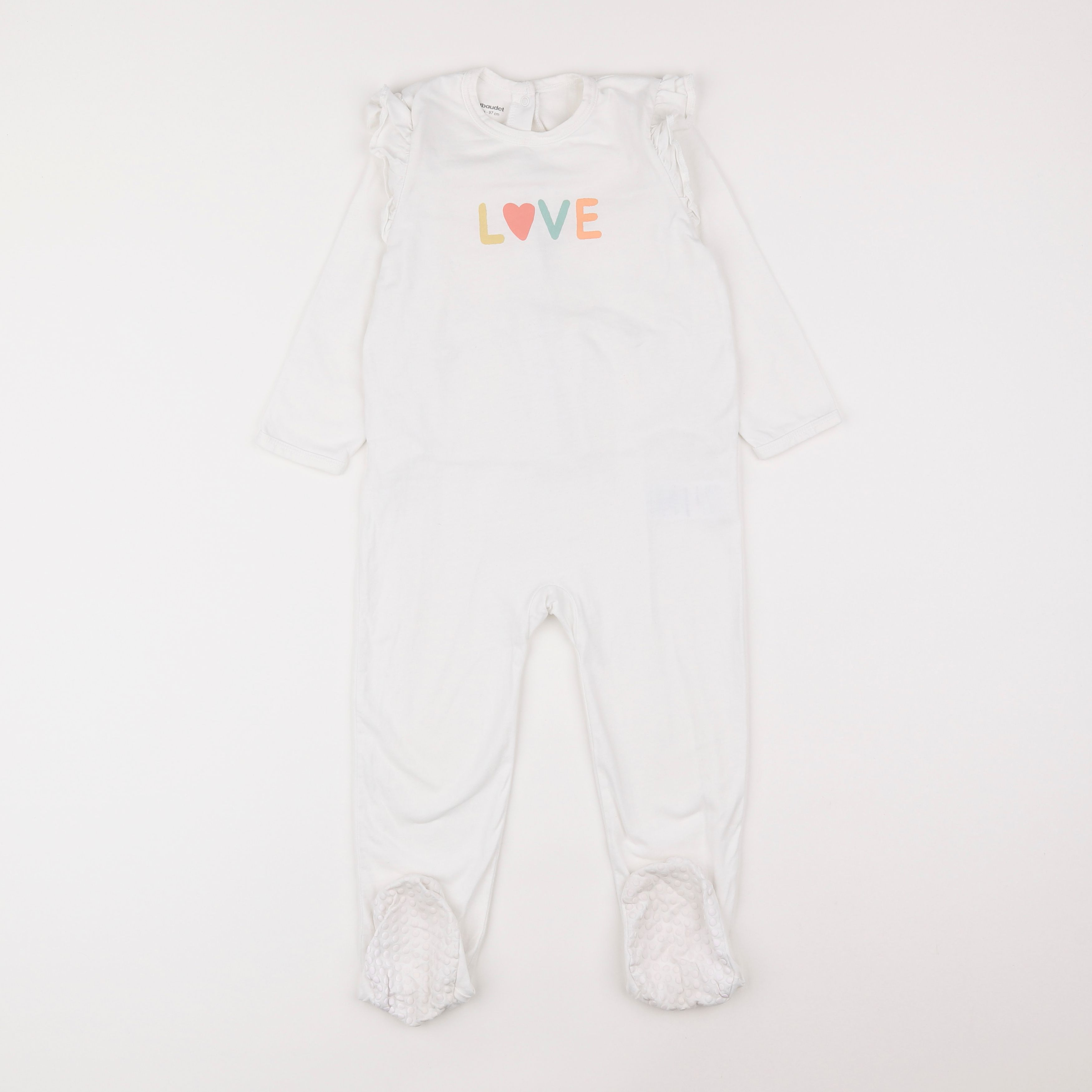 Vertbaudet - pyjama coton blanc - 3 ans