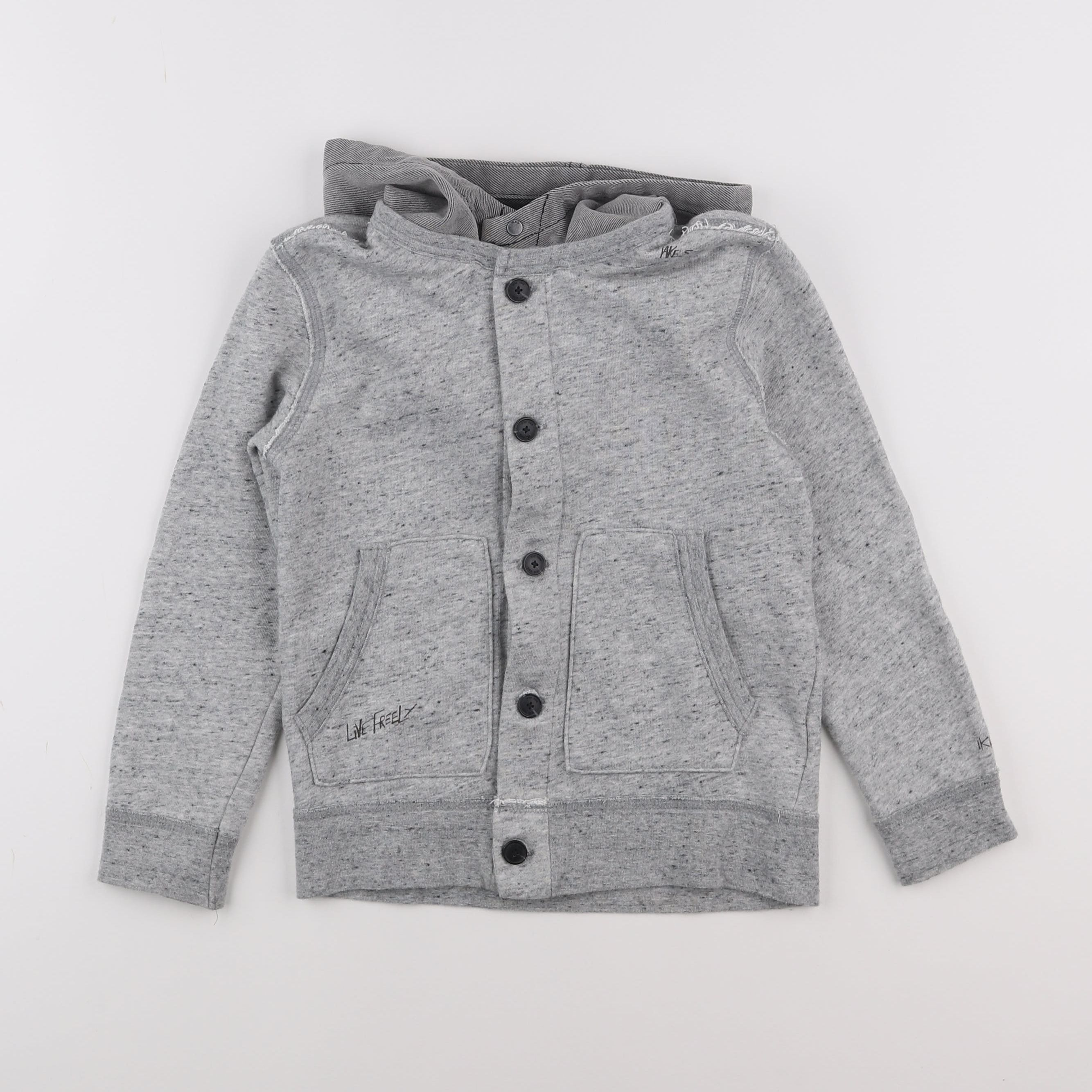 IKKS - veste gris - 6 ans