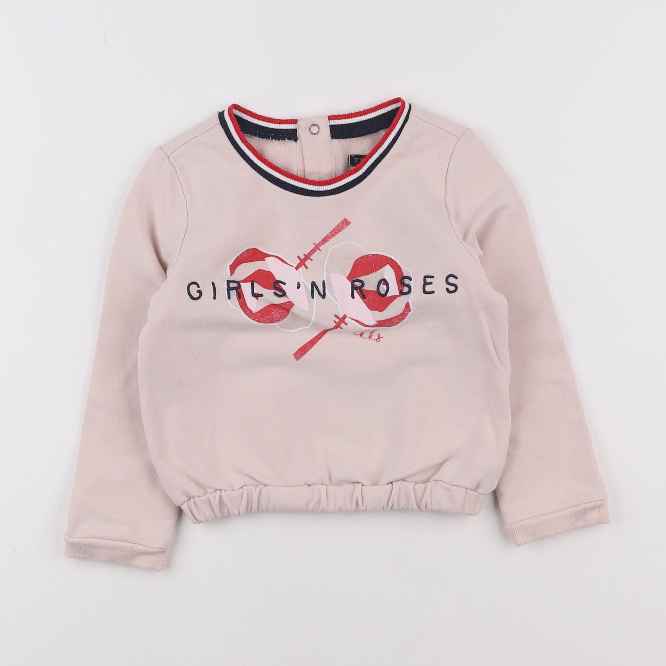 IKKS - sweat rose - 3 ans