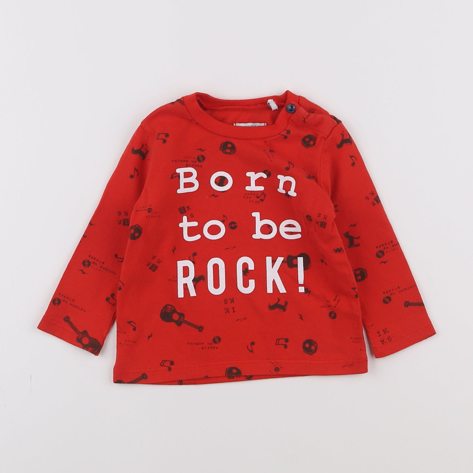 IKKS - tee-shirt rouge - 6 mois