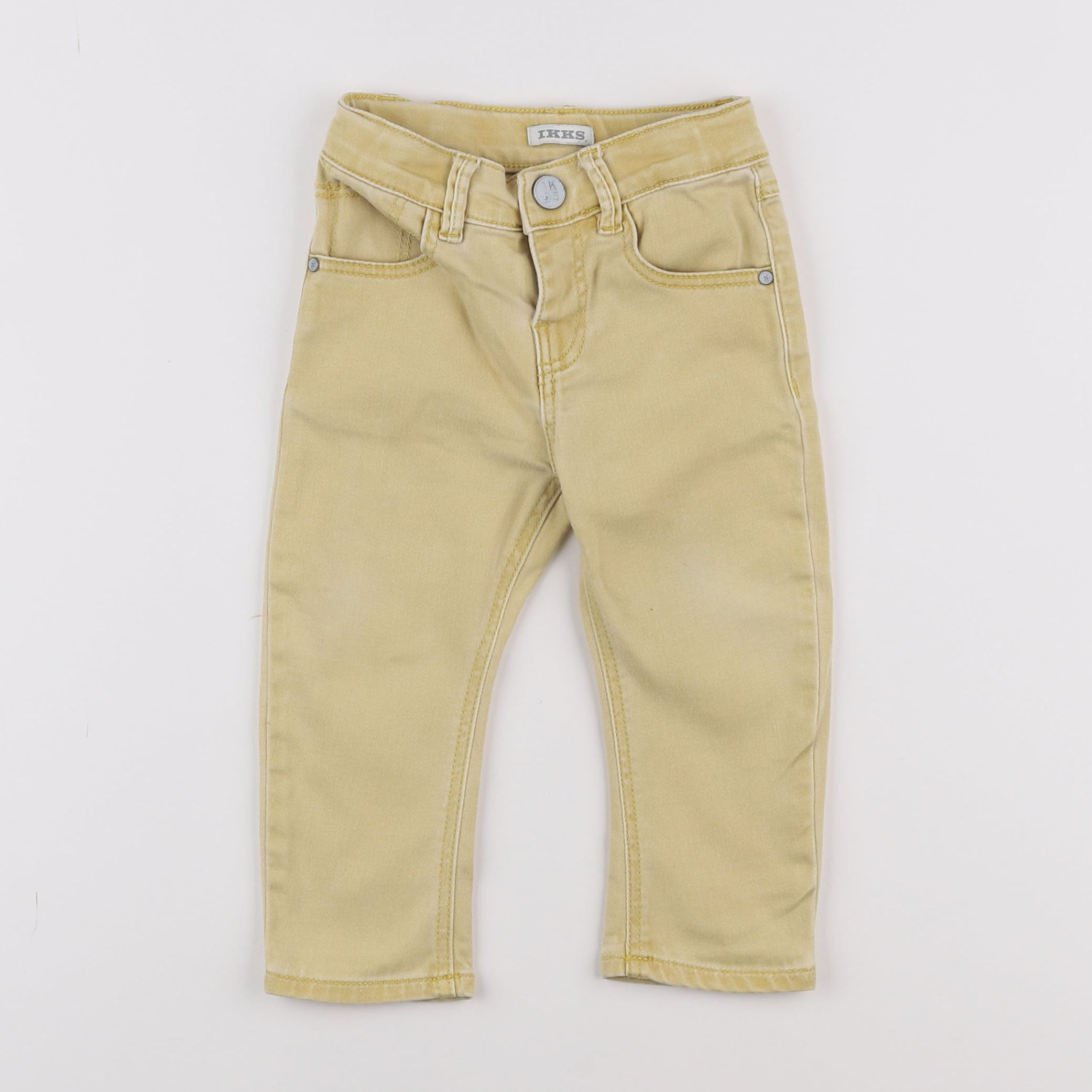 IKKS - pantalon jaune - 18 mois